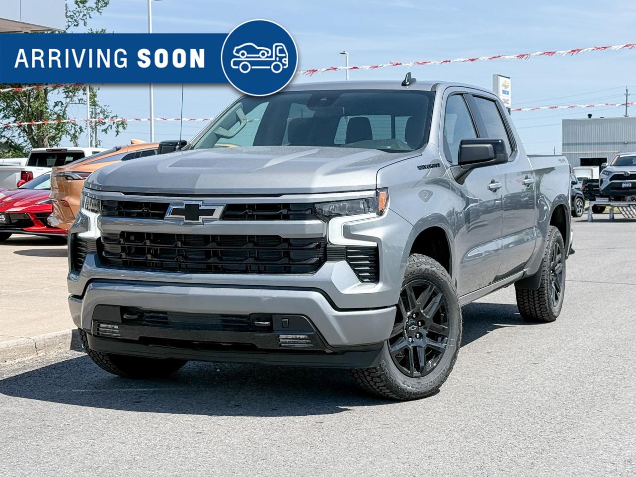New 2025 Chevrolet Silverado 1500 RST 5.3L V8 WITH REMOTE START/ENTRY, HEATED FRONT SEATS, HEATED STEERING WHEEL, HD REAR VISION, POWER UP/DOWN TAILGATE, APPLE CARPLAY AND ANDROID AUTO for sale in Carleton Place, ON