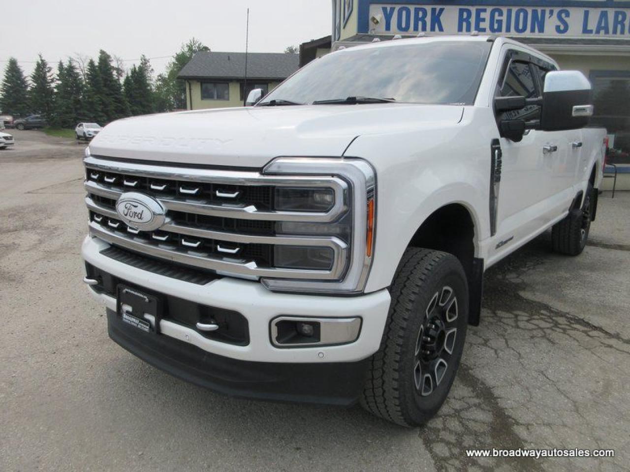 2023 Ford F-250 3/4 TON PLATINUM-VERSION 5 PASSENGER 6.7L - DIESEL.. 4X4.. CREW-CAB.. 6.6-BOX.. NAVIGATION.. SUNROOF.. LEATHER.. HEATED/AC SEATS.. POWER MIRRORS..
