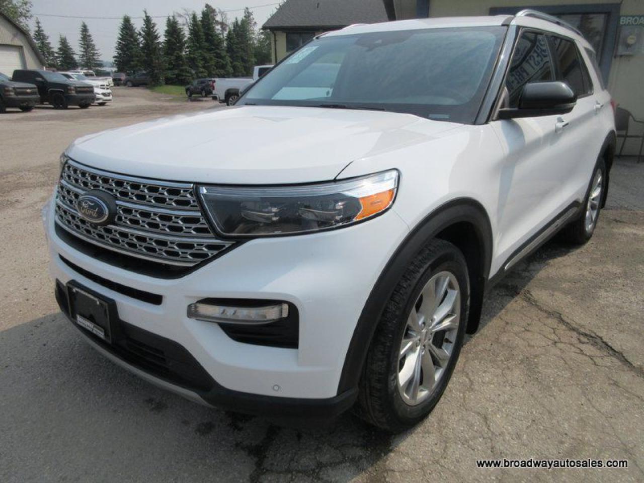 Used 2020 Ford Explorer FOUR-WHEEL DRIVE LIMITED-EDITION 7 PASSENGER 2.3L - ECO-BOOST.. BENCH & 3RD ROW.. NAVIGATION.. PANORAMIC SUNROOF.. LEATHER.. HEATED/AC SEATS.. for sale in Bradford, ON