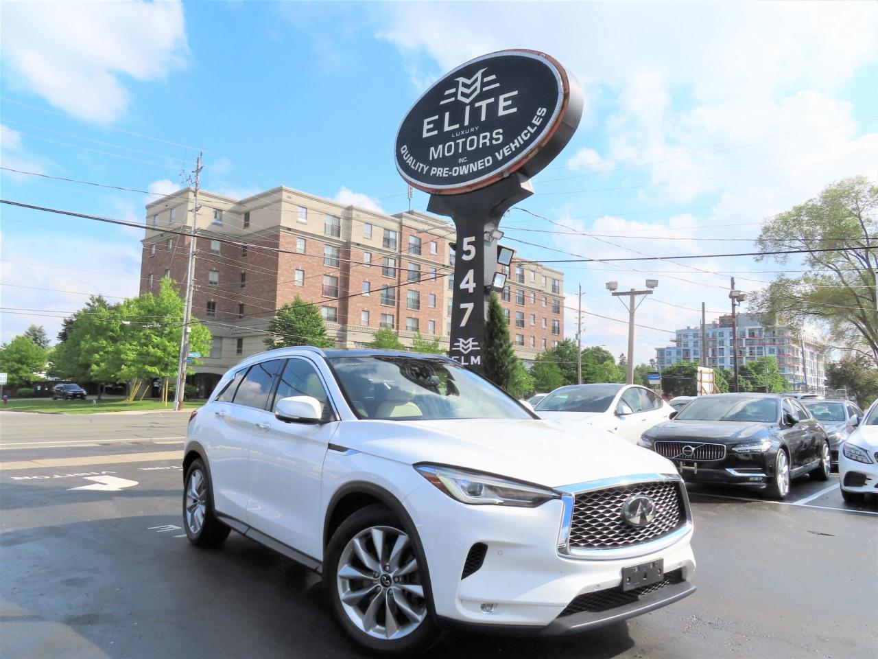 Used 2020 Infiniti QX50 ESSENTIAL AWD - NAVI - LEATHER - SUNROOF !! for sale in Burlington, ON