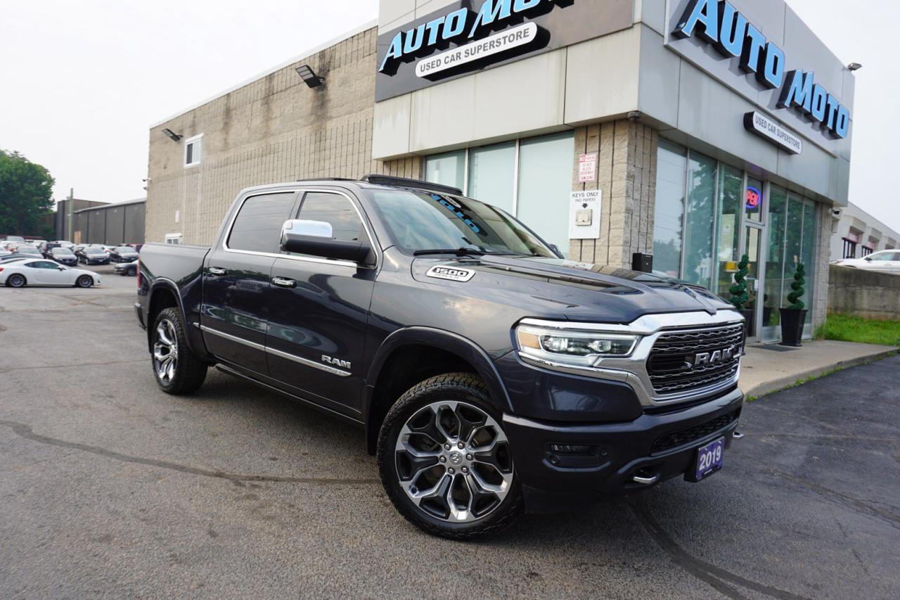 2019 RAM 1500 V8 HEMI LIMITED CREW 4WD *ACCIDENT FREE* CAMERA NAV BLUETOOTH LEATHER HEATED SEATS PANO ROOF CRUISE ALLOYS - Photo #2