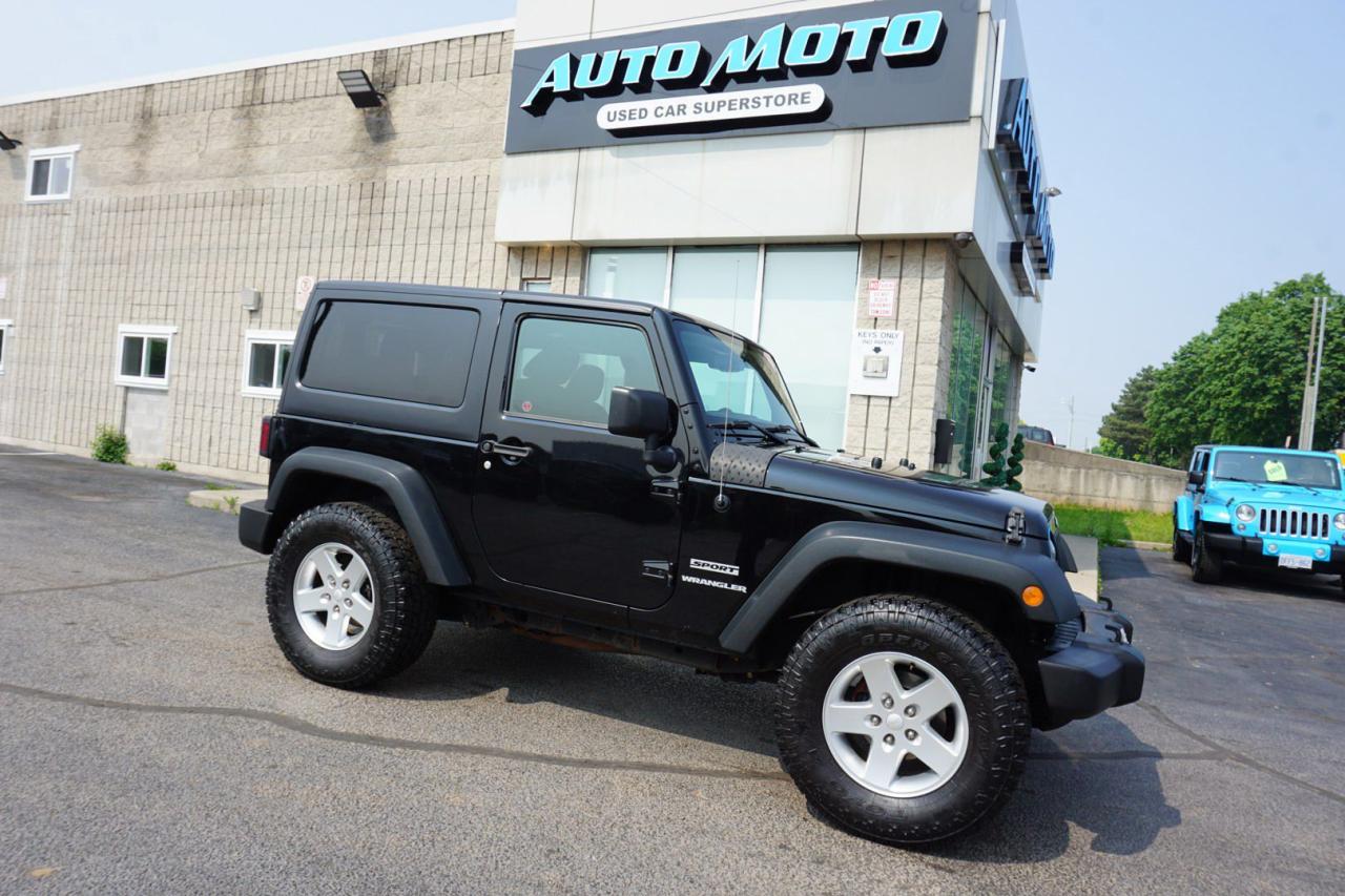 Used 2016 Jeep Wrangler V6 SPORT 4WD CERTIFIED *1 OWNER*ACCIDENT FREE* JEEP MAINTAIN* BLUETOOTH CRUISE ALLOYS for sale in Burlington, ON
