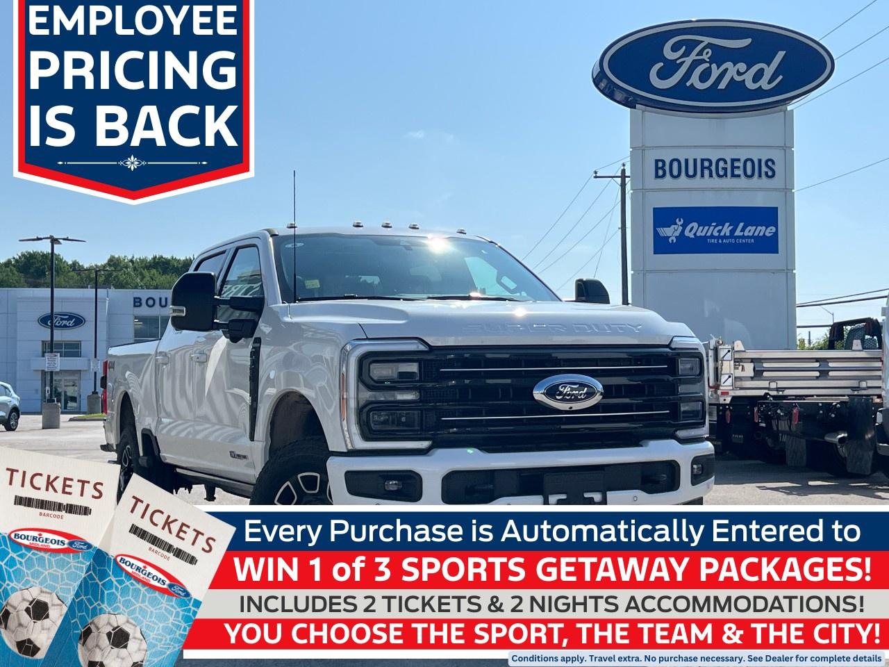 New 2025 Ford F-350 Super Duty SRW PLATINUM 4WD CREW CAB 6.75' BOX for sale in Midland, ON