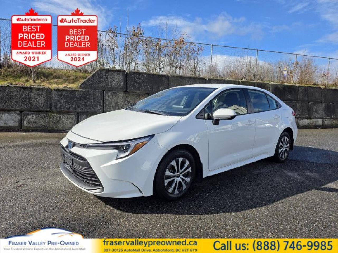 Used 2023 Toyota Corolla Hybrid LE  - Heated Seats - $126.72 /Wk for sale in Abbotsford, BC