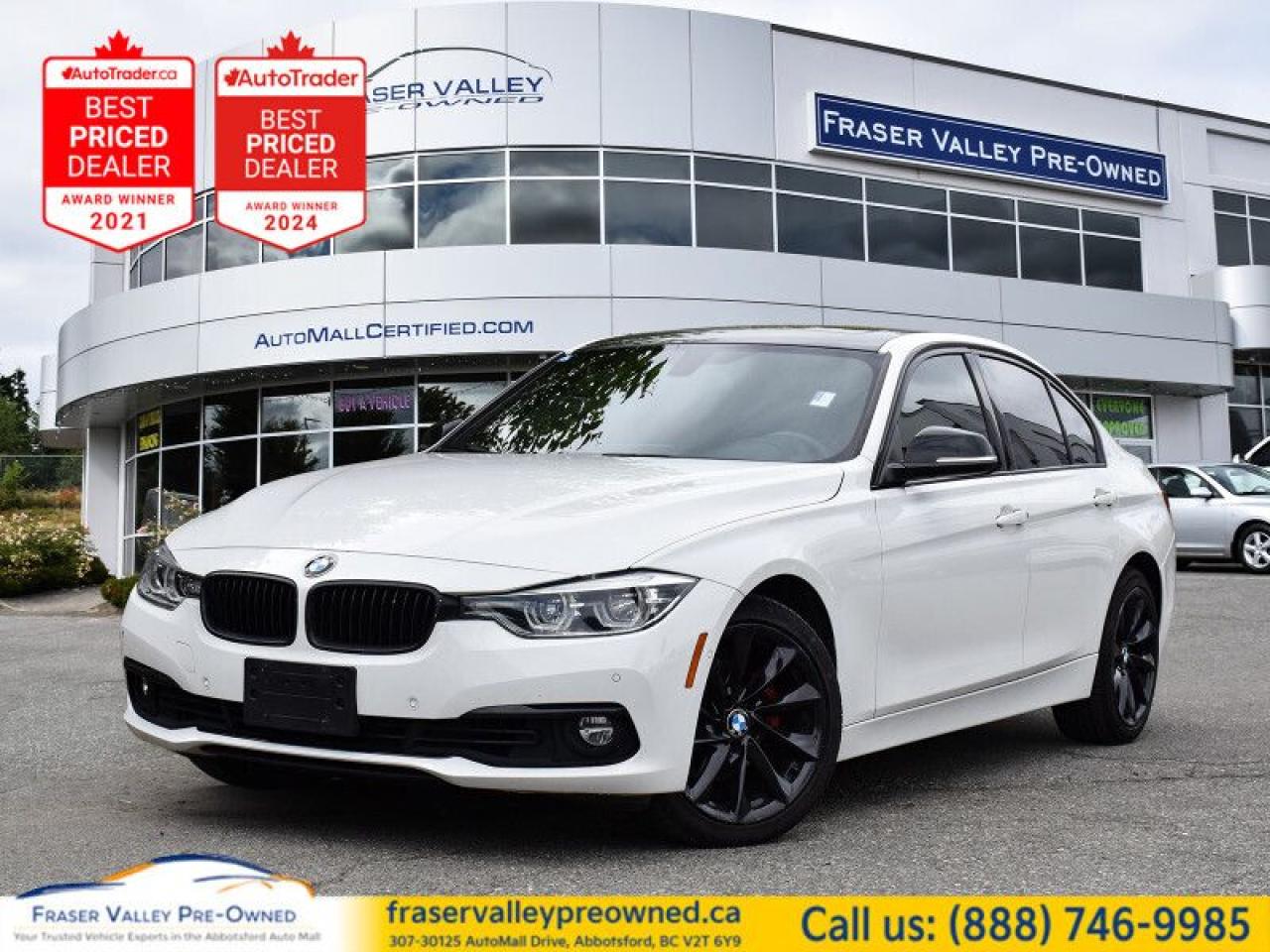 Used 2016 BMW 3 Series 328i xDrive  -  Sunroof -  Navigation - $96.24 /Wk for sale in Abbotsford, BC