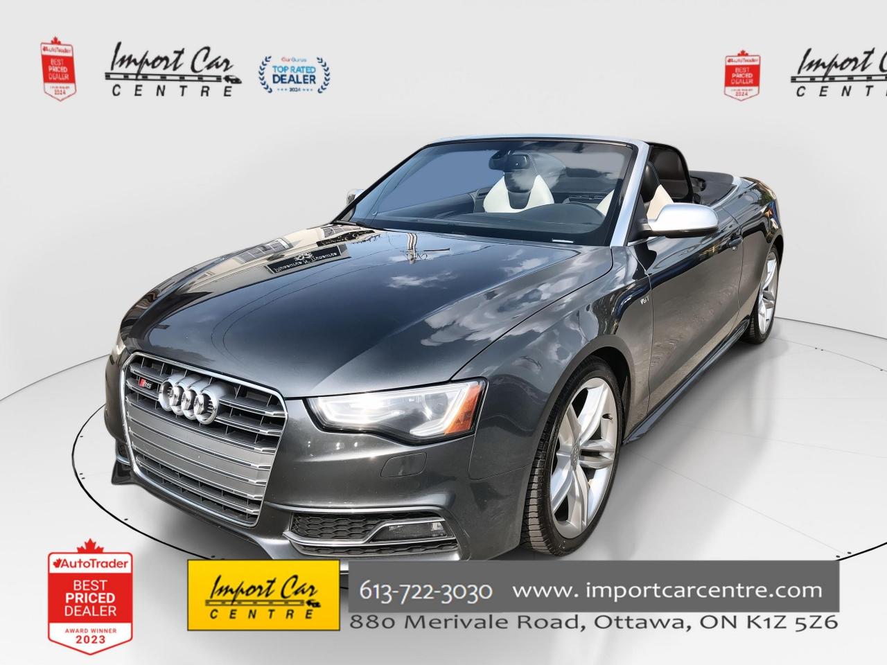 Used 2017 Audi S5 3.0T Technik S5 TECHNIK CABRIOLET!!  BANG & OLUFSE for sale in Ottawa, ON