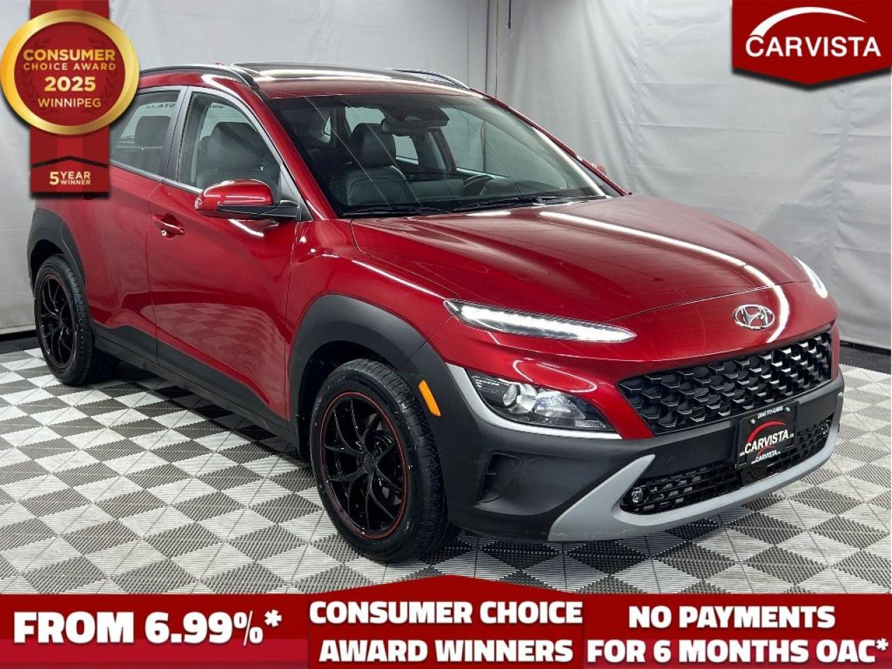 Used 2022 Hyundai KONA 2.0L Preferred AWD w-Sun & Leather Package for sale in Winnipeg, MB