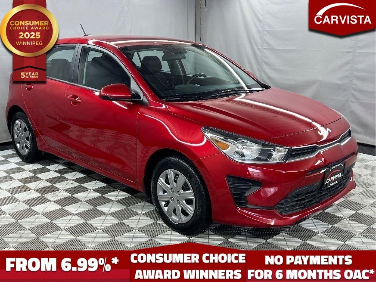 Used 2022 Kia Rio 5-Door LX+ IVT - FACTORY WARRANTY/1 OWNER - for sale in Winnipeg, MB
