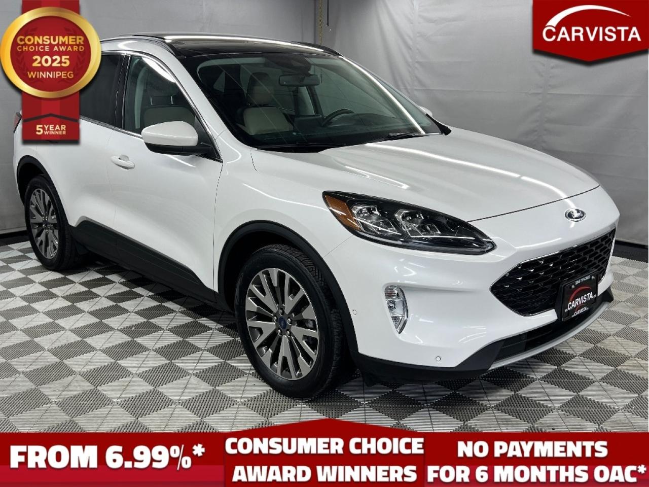 Used 2021 Ford Escape Titanium Hybrid AWD - FACTORY WARRANTY/NO ACCIDENT for sale in Winnipeg, MB