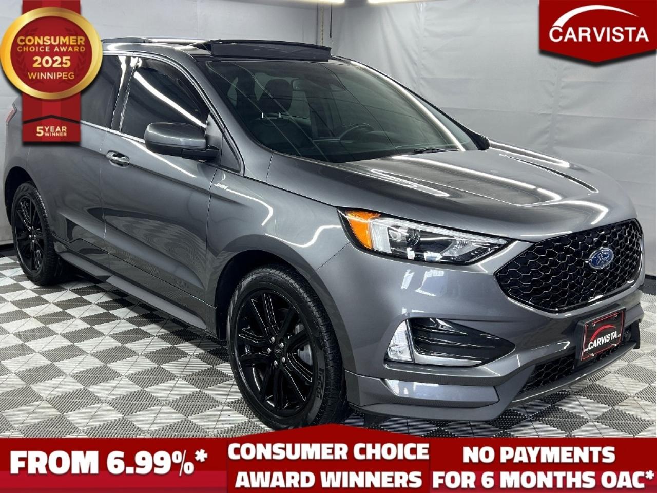 Used 2022 Ford Edge ST Line AWD - NO ACCIDENTS/FACTORY WARRANTY - for sale in Winnipeg, MB
