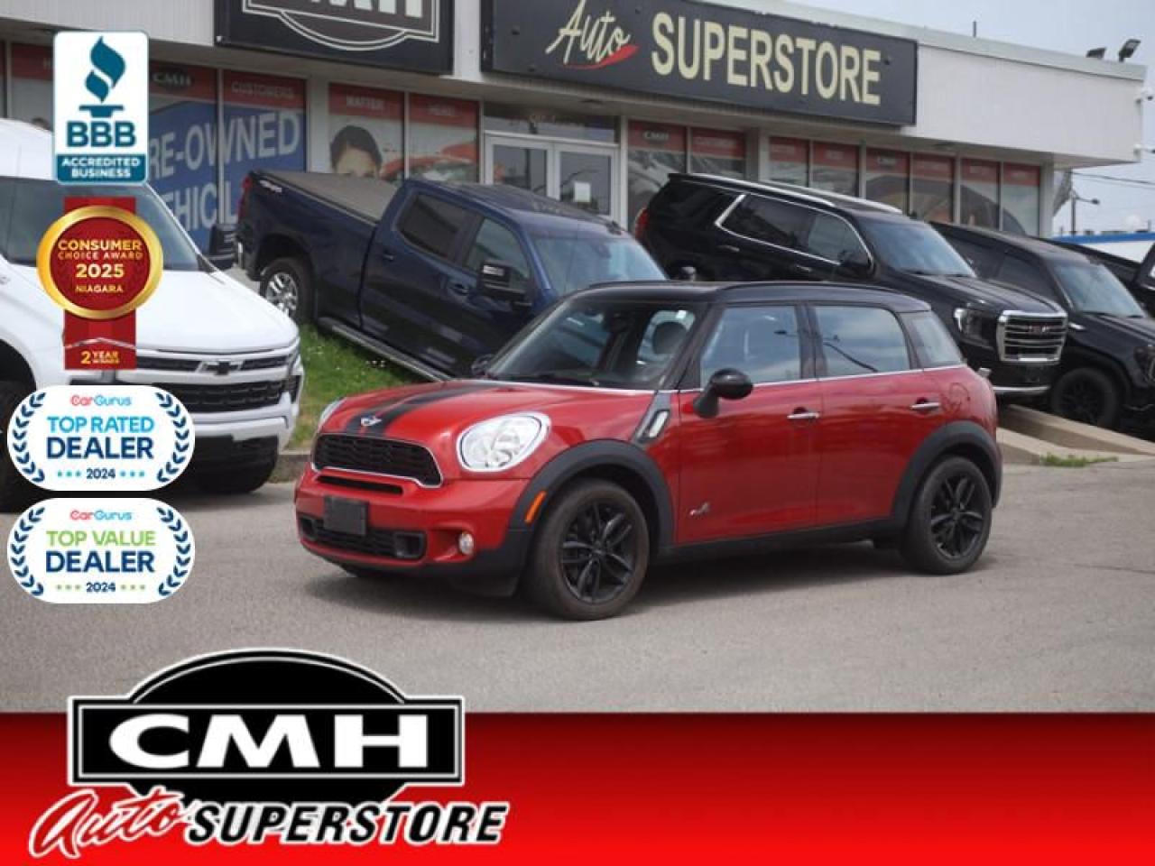 Used 2014 MINI Cooper Countryman S ALL4  **VERY LOW KMS - MANUAL** for sale in St. Catharines, ON