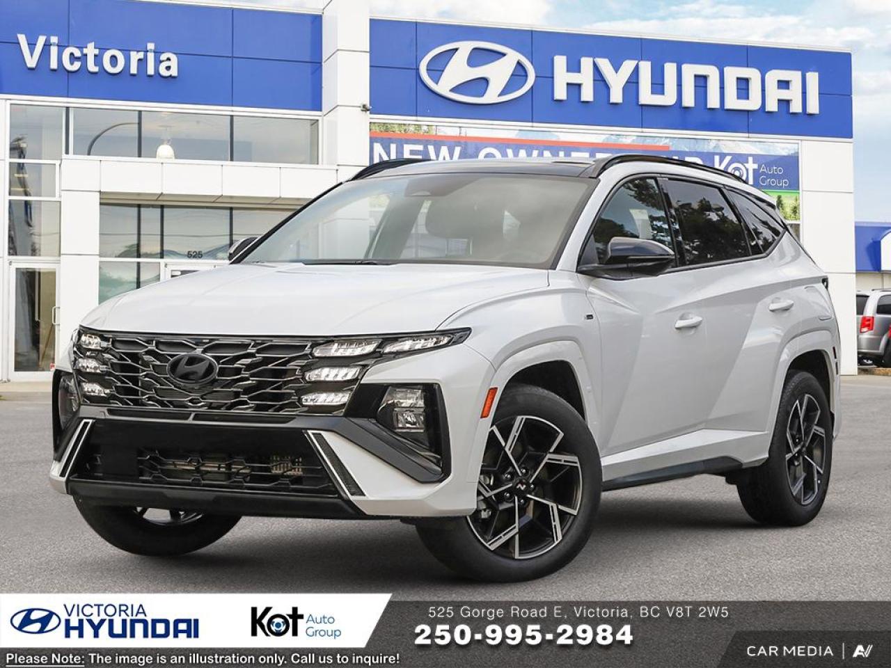 New 2025 Hyundai Tucson Hybrid N-LINE for sale in Victoria, BC