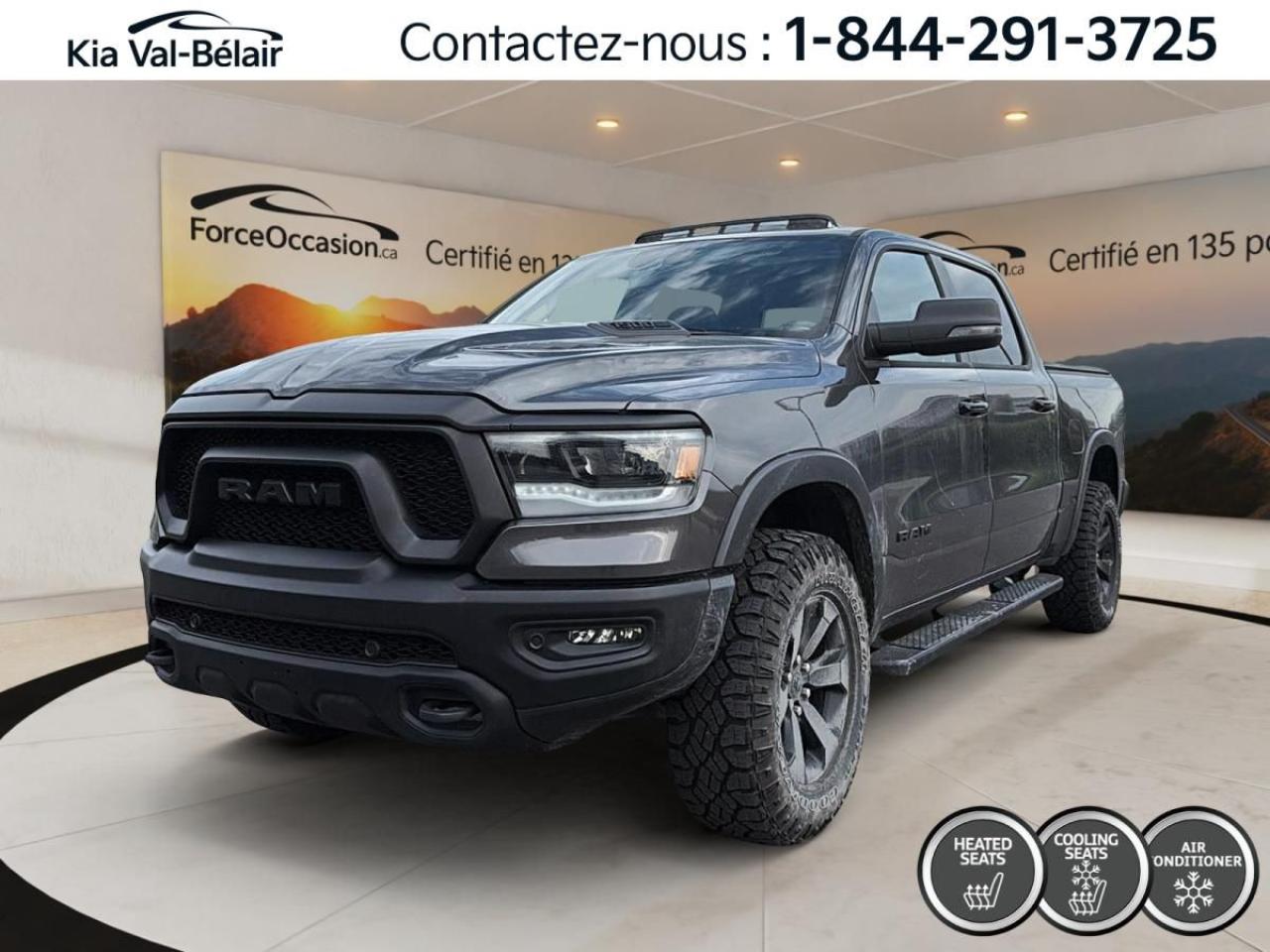 Used 2024 RAM 1500 Rebel AWD *CREW CAB *5.7L *CUIR *TOIT *CAMERA *A/C for sale in Québec, QC