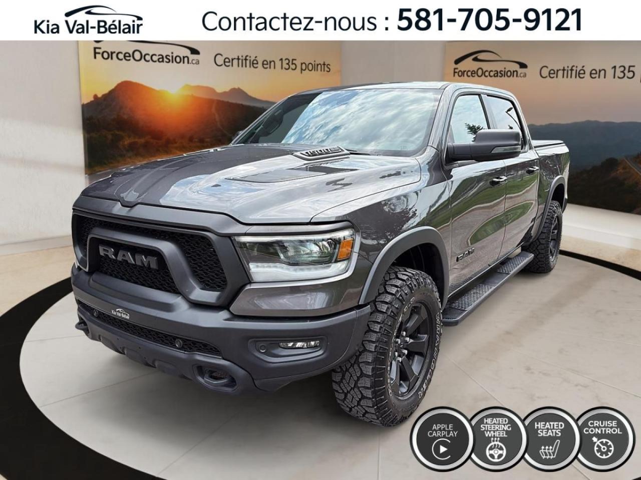 Used 2024 RAM 1500 REBEL *4X4 *V8 *5.7L HEMI *395HP *CREWCAB *5'7