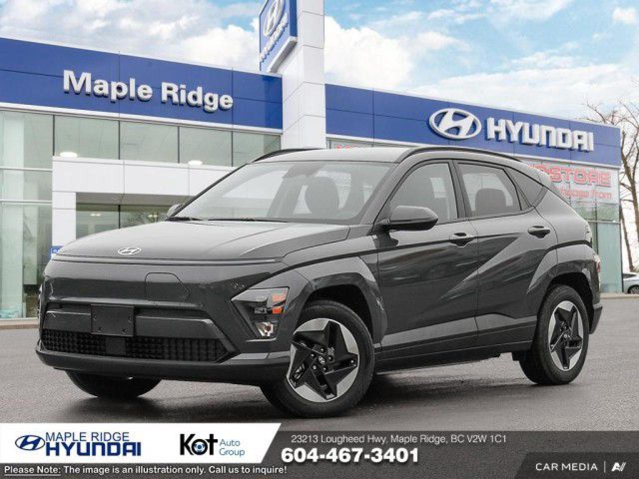 New 2025 Hyundai KONA Electric Preferred FWD w/Trend Package for sale in Maple Ridge, BC