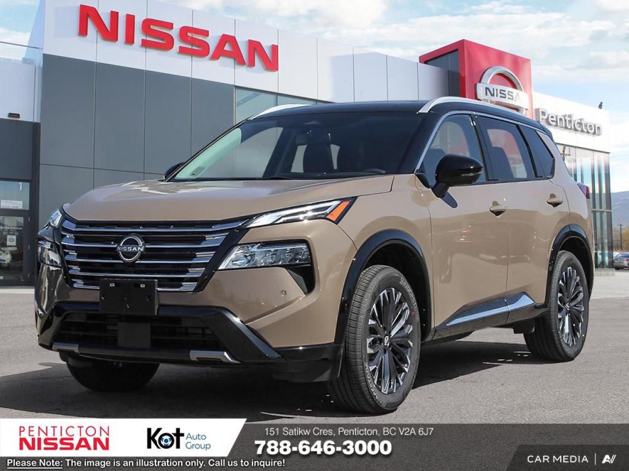 New 2025 Nissan Rogue Platinum AWD for sale in Penticton, BC