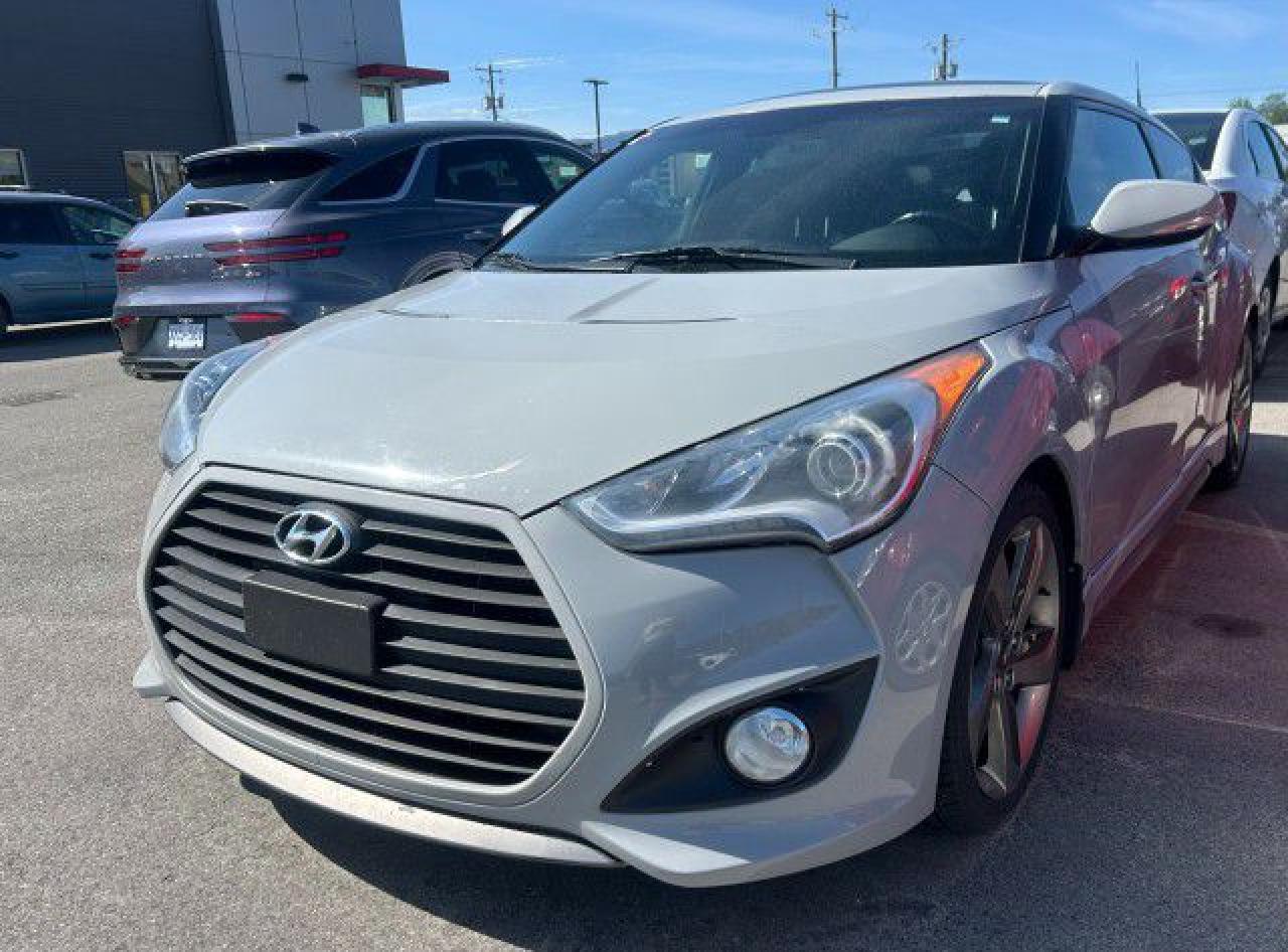 Used 2013 Hyundai Veloster Turbo w/Matte Grey *REBUILD* AUTO, KEYLESS ENTRY, FABRIC/ LEATHER SEATS, for sale in Kelowna, BC