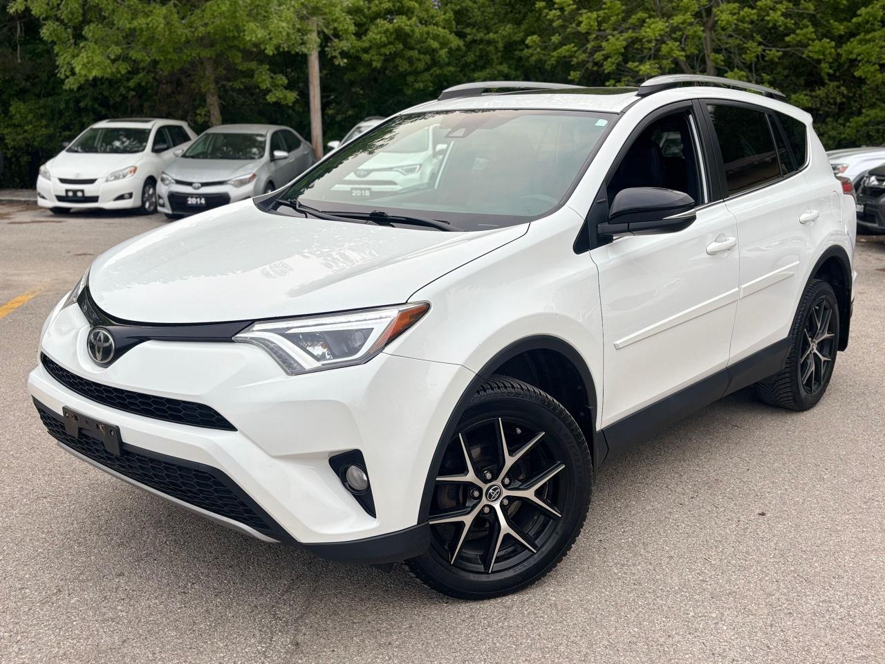 Used 2017 Toyota RAV4  AWD SE,LEATHER,SUNROOF,ALLOYS,BACKUP CAM,SAFETY INCLUD for sale in Richmond Hill, ON
