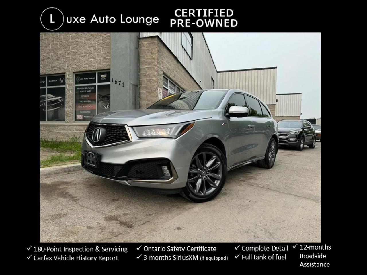 Used 2019 Acura MDX A-Spec, LEATHER, SUNROOF, NAV, LOADED! for sale in Orleans, ON