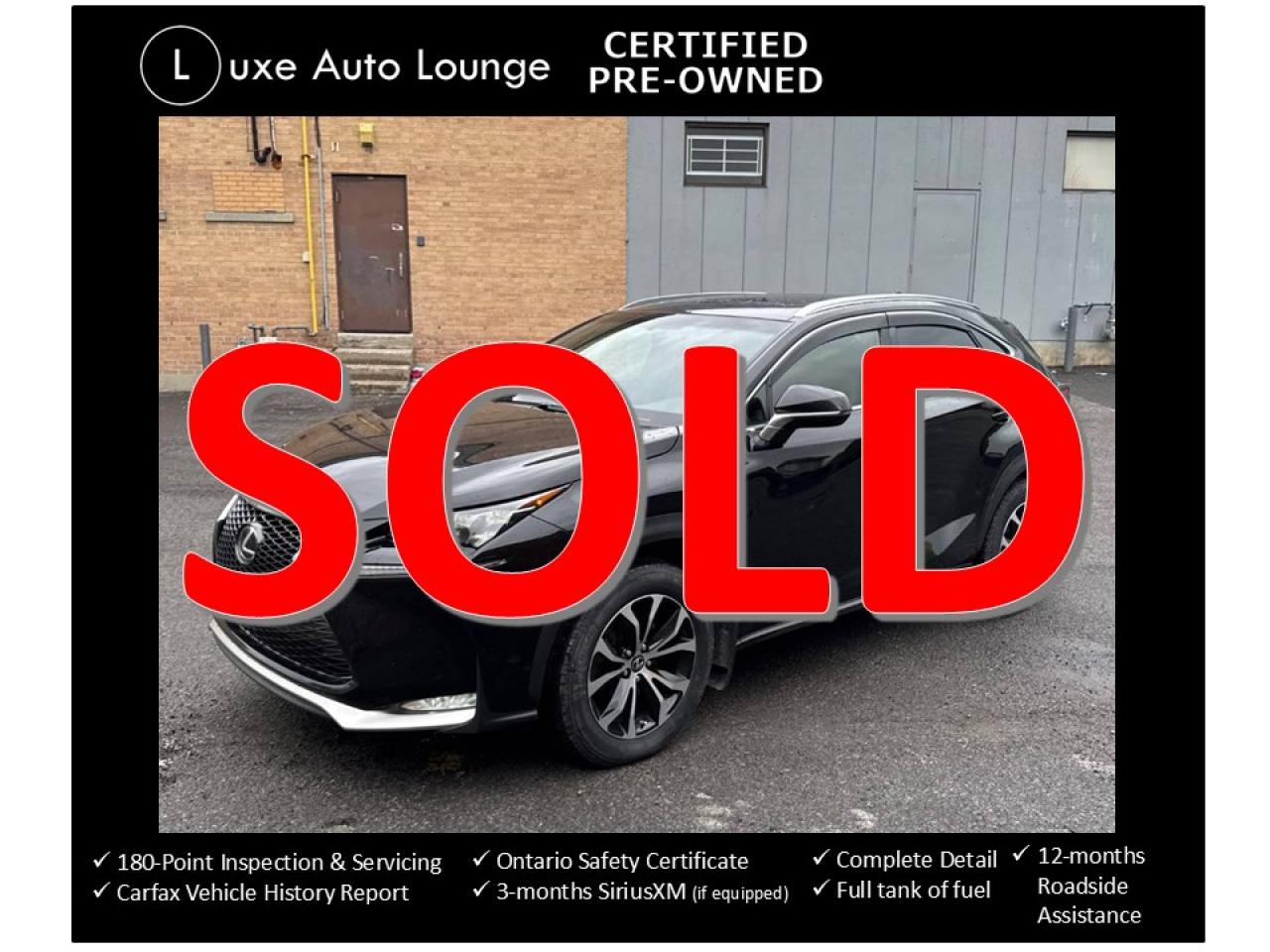 2017 Lexus NX 200t F-SPORT AWD, LOW KM, SUNROOF, RED LEATHER!!!