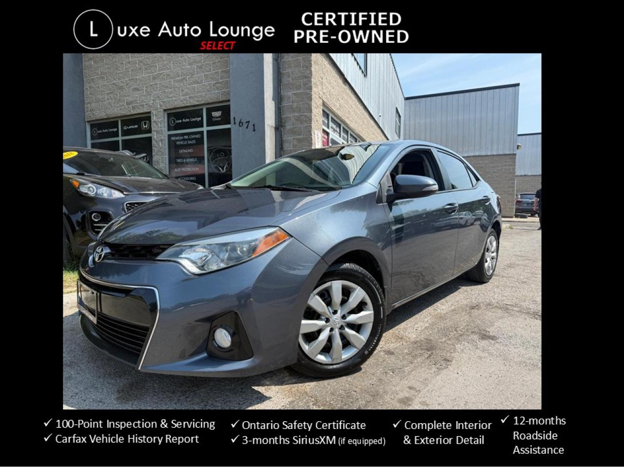 2014 Toyota Corolla S - AUTO, HEATED SEATS, BACK-UP CAMERA, BLUETOOTH!