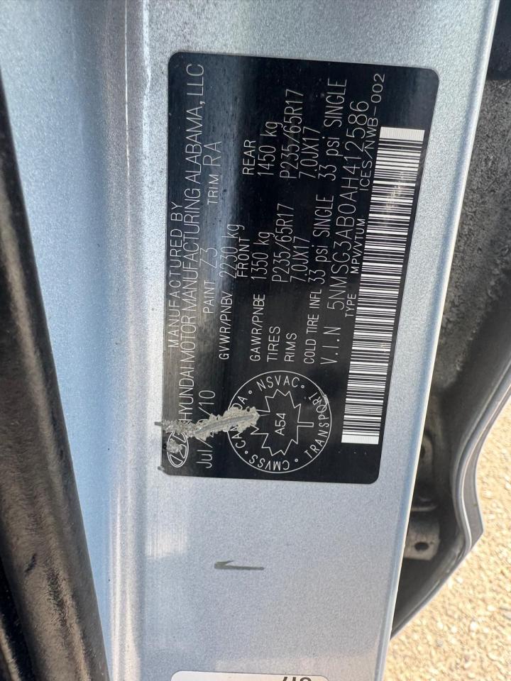 2010 Hyundai Santa Fe GL, AUTO, ONLY 166KMS, RUNS WELL, AS IS SPECIAL - Photo #17