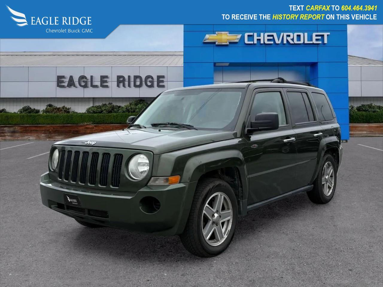 Used 2009 Jeep Patriot Sport/North Power steering, Quick Order Package 24E North, Rear 60/40 Split Recline Seat, Roof rack: rails only, Speed Sensitive Power Locks, Stain Repel Cloth Bucket Seats, Stain Repel Seat Fabric for sale in Coquitlam, BC