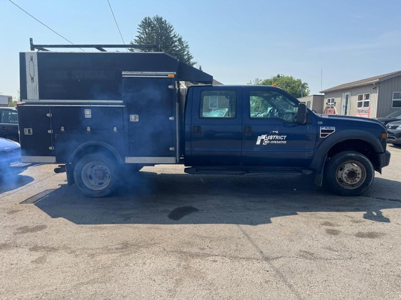 2009 Ford F-550 SERVICE TRUCK, CREW CAB, 6.4L DIESEL, AS IS - Photo #7
