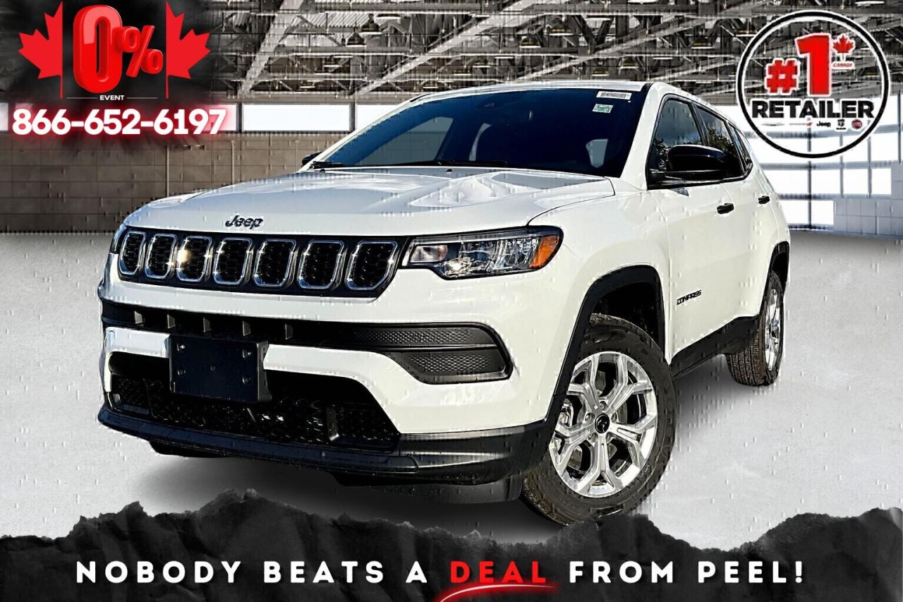 New 2025 Jeep Compass SPORT 4X4 | 8.4INCH TOUCHSCREEN | CARPLAY | ALLOYS for sale in Mississauga, ON