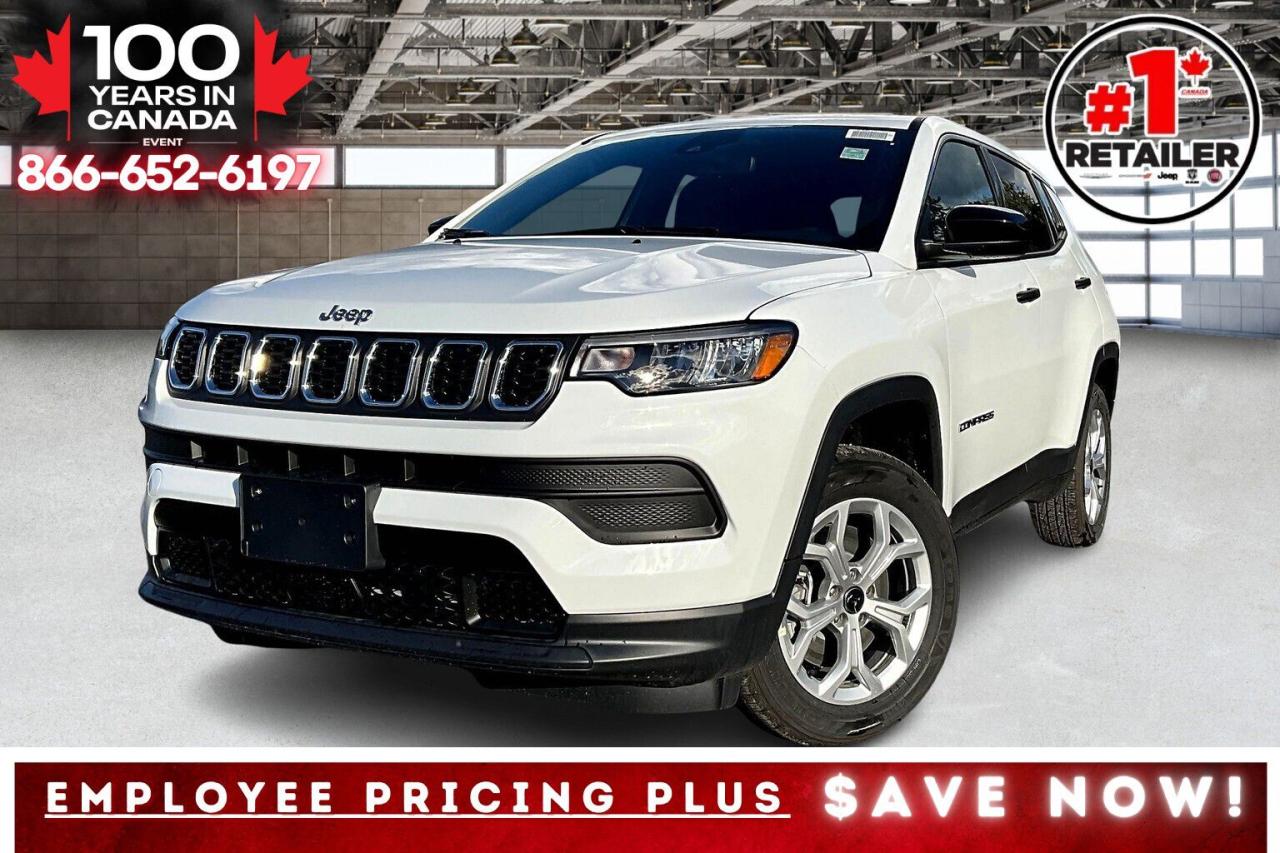 New 2025 Jeep Compass SPORT 4X4 | 8.4INCH TOUCHSCREEN | CARPLAY | ALLOYS for sale in Mississauga, ON