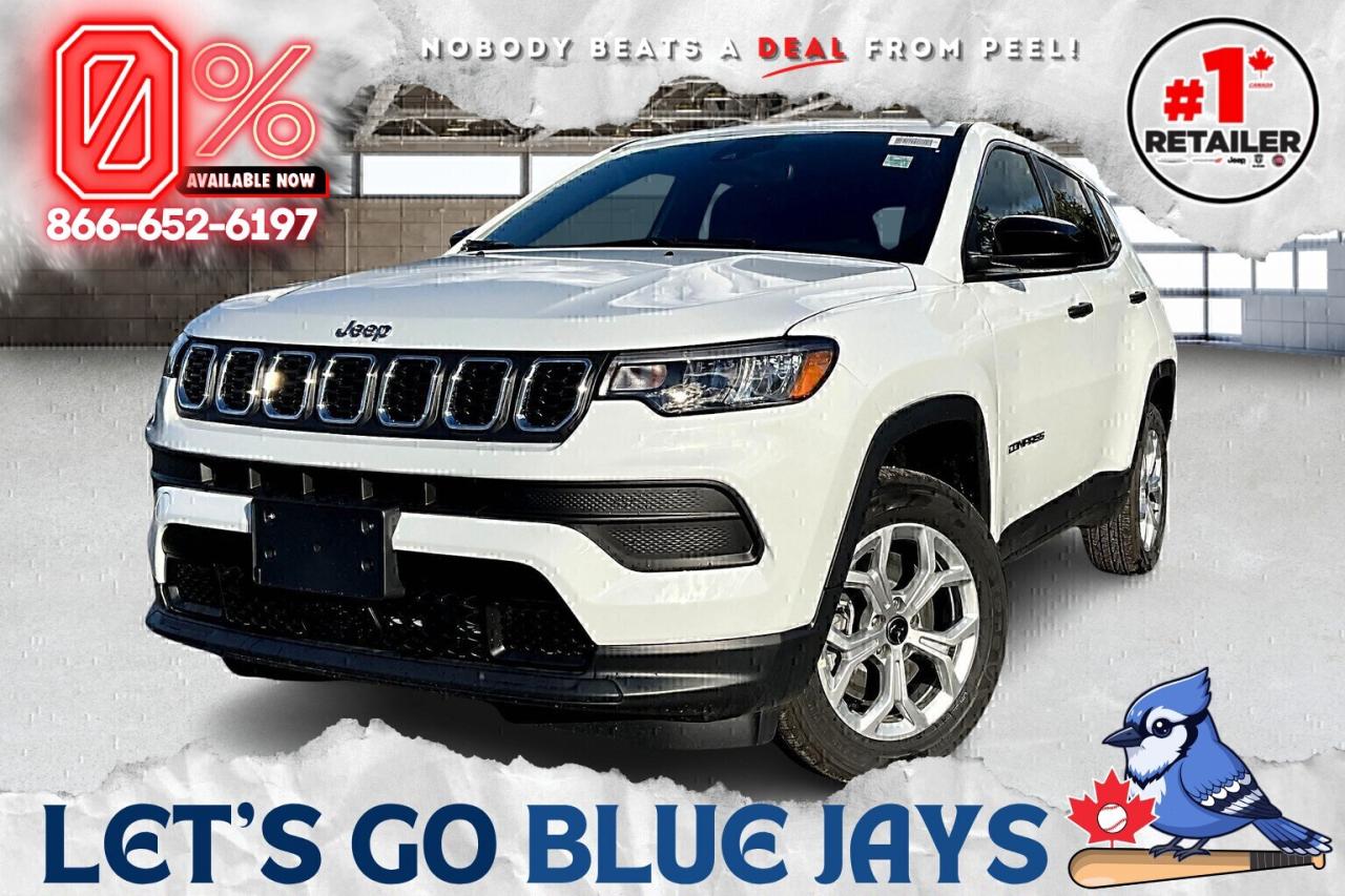 New 2025 Jeep Compass SPORT 4X4 | 8.4INCH TOUCHSCREEN | CARPLAY | ALLOYS for sale in Mississauga, ON