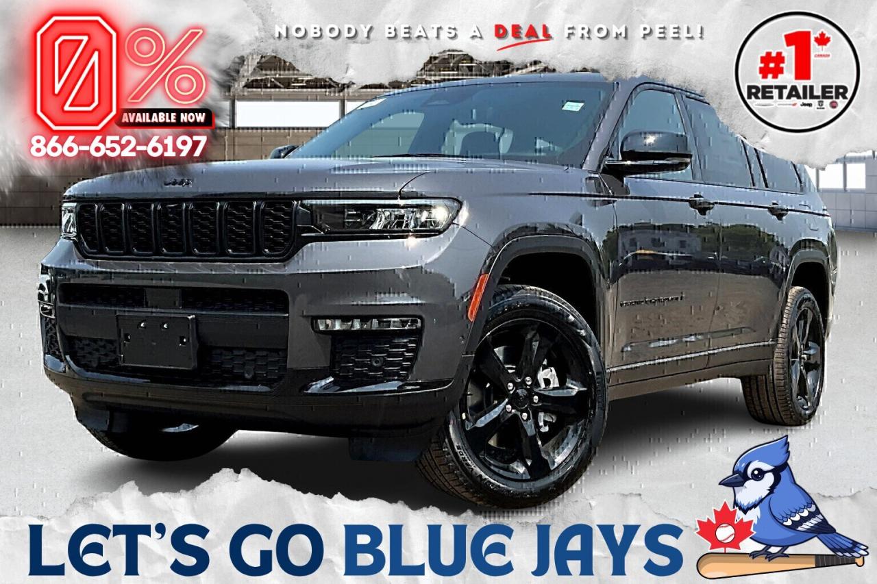New 2025 Jeep Grand Cherokee L LIMITED 4X4 | LuxTech2 | PanoRoof | Black Pkg for sale in Mississauga, ON
