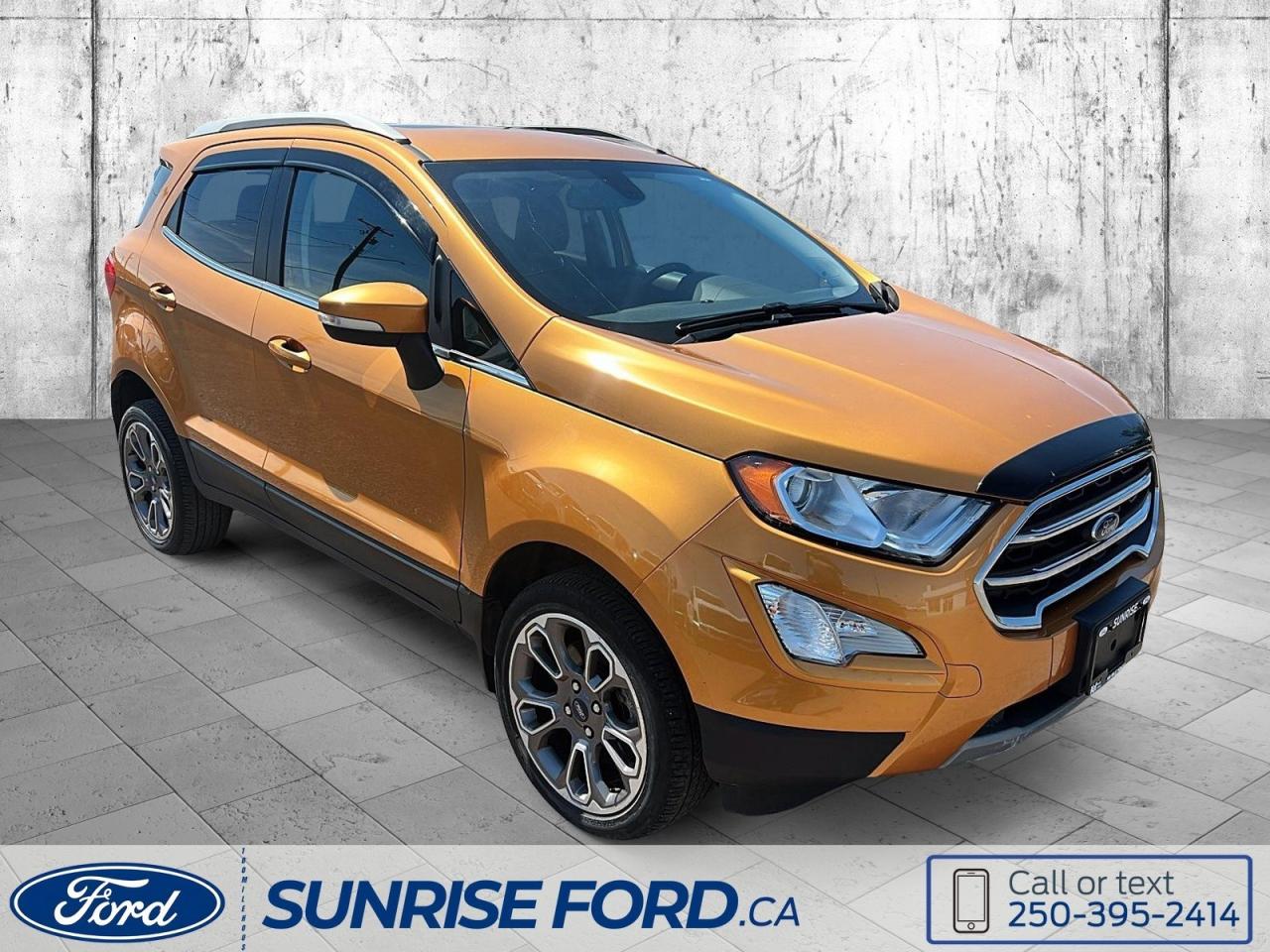 Used 2021 Ford EcoSport Titanium 4WD, POWER SUNROOF, CRUISE CONTROL, NAV SYSTEM AND SO MUCH MORE! for sale in 100 Mile House, BC