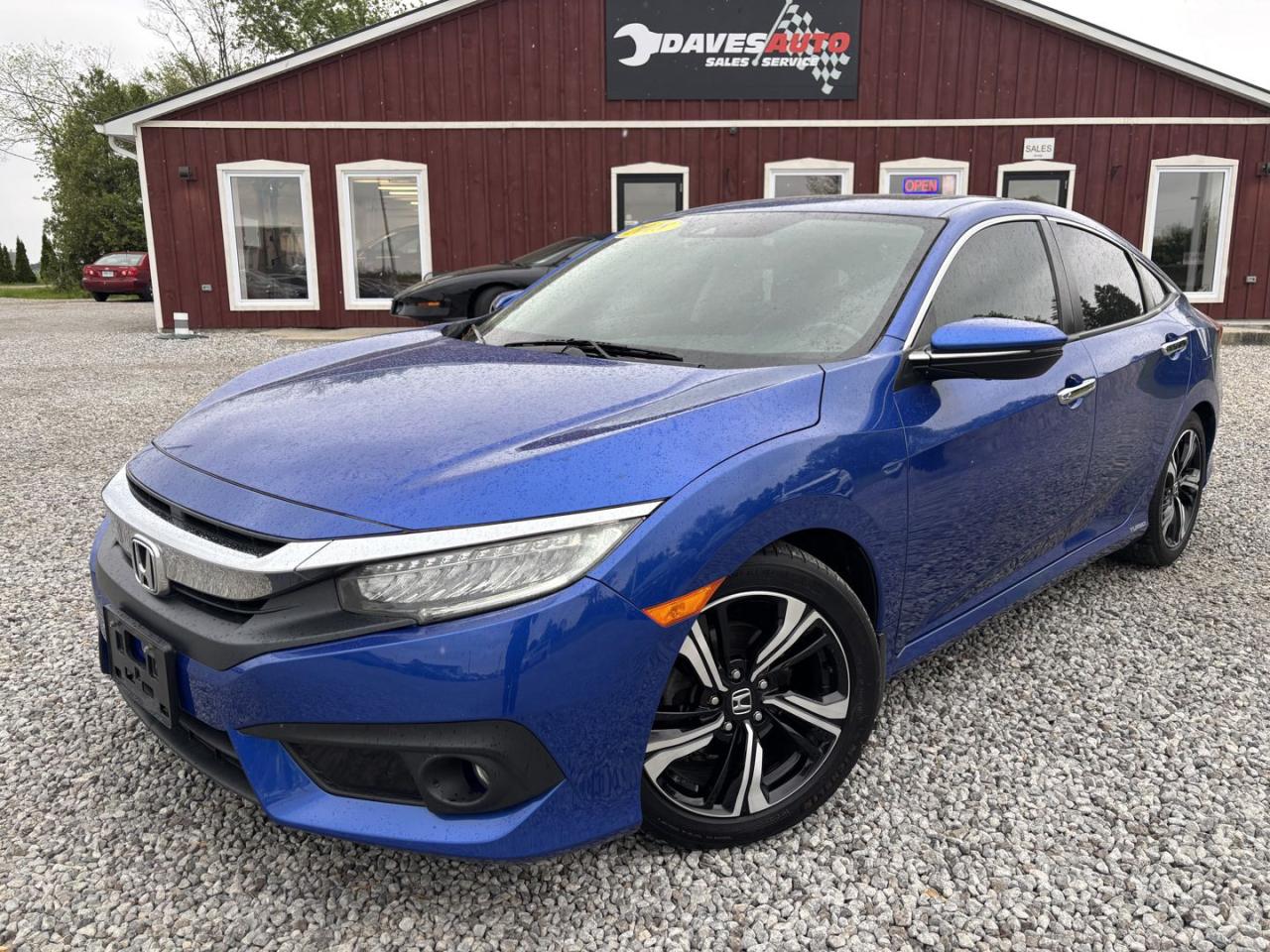 Used 2018 Honda Civic Touring Leather, Alloys and Moonroof! for sale in Dunnville, ON