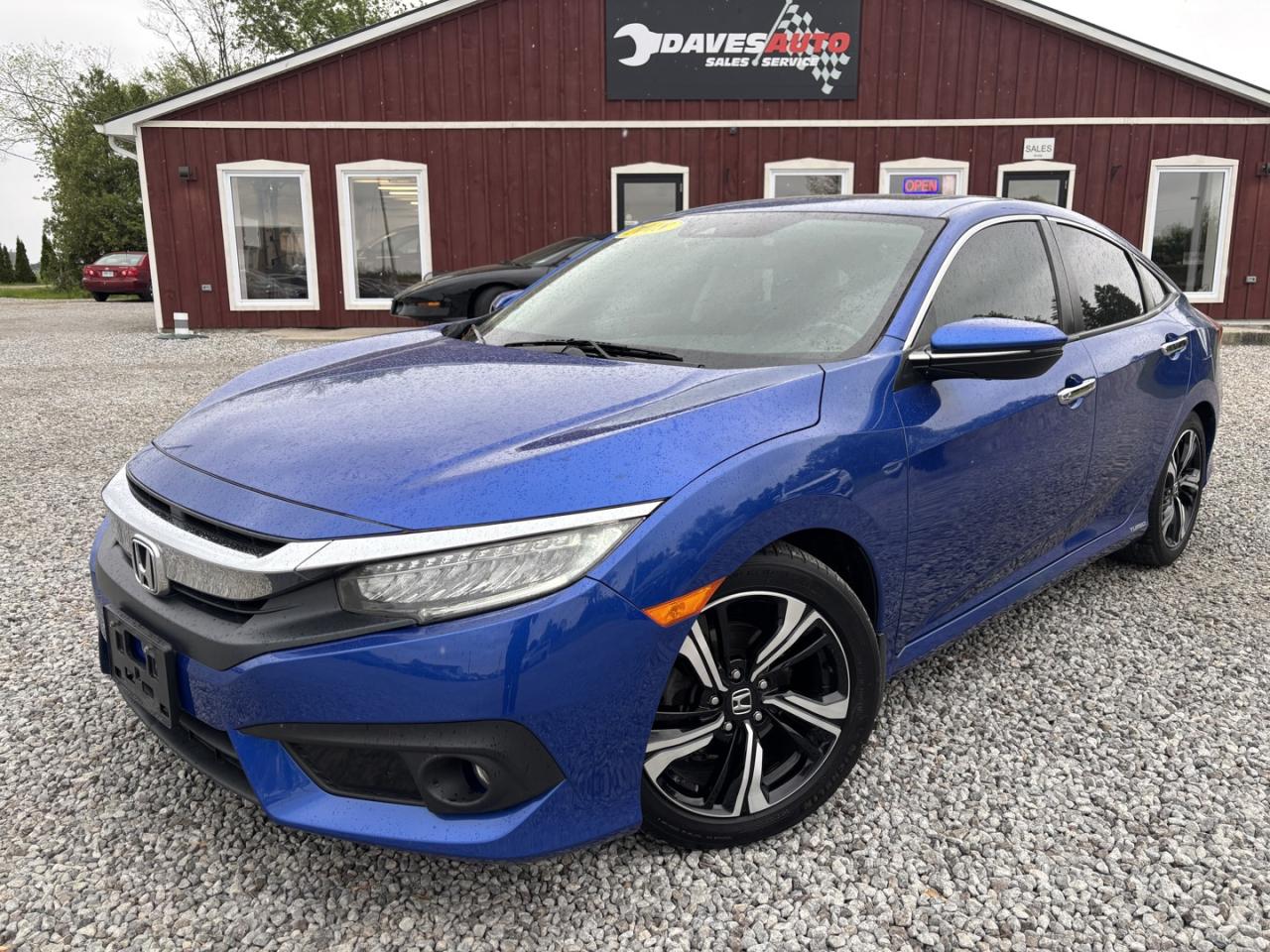 Used 2018 Honda Civic Touring Leather, Alloys and Moonroof! for sale in Dunnville, ON