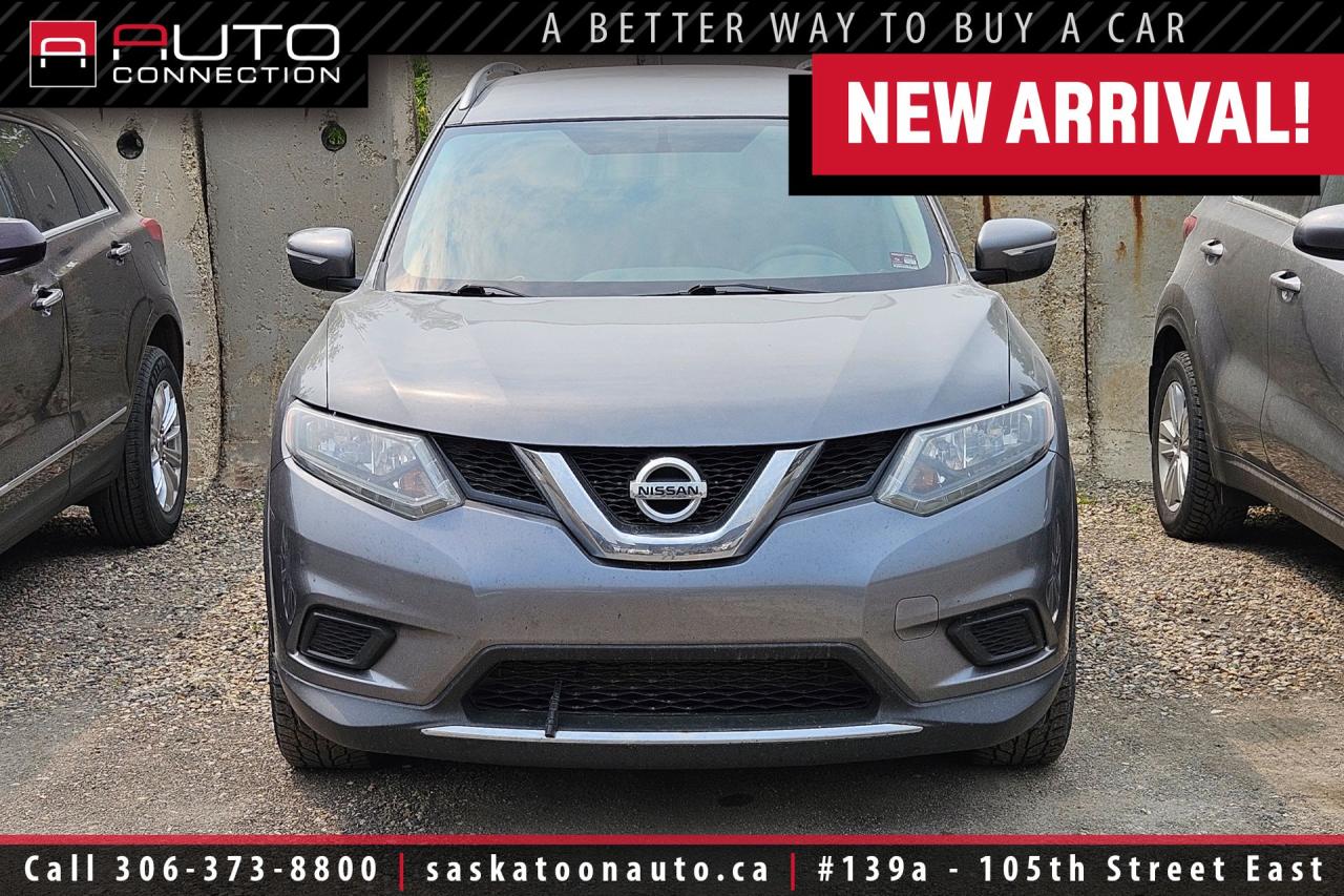 <div><span>Accident Free! - Low Kilometers - SK Vehicle</span><span><br></span><span><br></span><span>Key Features:</span><span><br></span><span><br>- All-Wheel Drive (AWD)</span><br><span>- RearView Monitor</span><br><span>- Advanced Drive-Assist Display</span><br><span>- NissanConnect Apps</span><br><span>- Hands-Free Text Messaging Assistant</span><br><span>- Bluetooth Hands-Free Calling & Audio Streaming</span><br><span>- SiriusXM Satellite Radio</span><br><span>- USB & AUX Input Jacks</span><br><span>- EZ Flex Seating System</span><br><span>- Mood Lighting</span><br><span>- Divide-N-Hide Cargo System</span><br><span>- LED Daytime Running Lights</span><br><span>- Power Heated Sideview Mirrors w/ LED Turn Signal Indicators</span><br><span>- Power Doors & Locks</span><br><span>- Air Conditioning</span><br><span>- Cruise Control</span><br><span>- Roof Rails</span><br><span>- Hill Descent Control</span><br><span>- 2.5L 4-Cylinder Engine<br><br></span><span><span>Exterior Colour:</span> Gun Metallic<br><b>Interior Colour:</b> Charcoal Cloth<span><br></span><span><br><b>Manufacturers Brochure:</b> </span><a href=https://cdn.dealereprocess.org/cdn/brochures/nissan/ca/2014-rogue.pdf target=_blank><span>https://cdn.dealereprocess.org/cdn/brochures/nissan/ca/2014-rogue.pdf</span></a><span><br><br></span><span>Unlock a full year of exclusive VIP benefits with your purchase! Enjoy 20% off labour, 25% off tires, free windshield stone chip repairs, and so much more. Visit saskatoonauto.ca for all the details.</span><span></span></span></div>