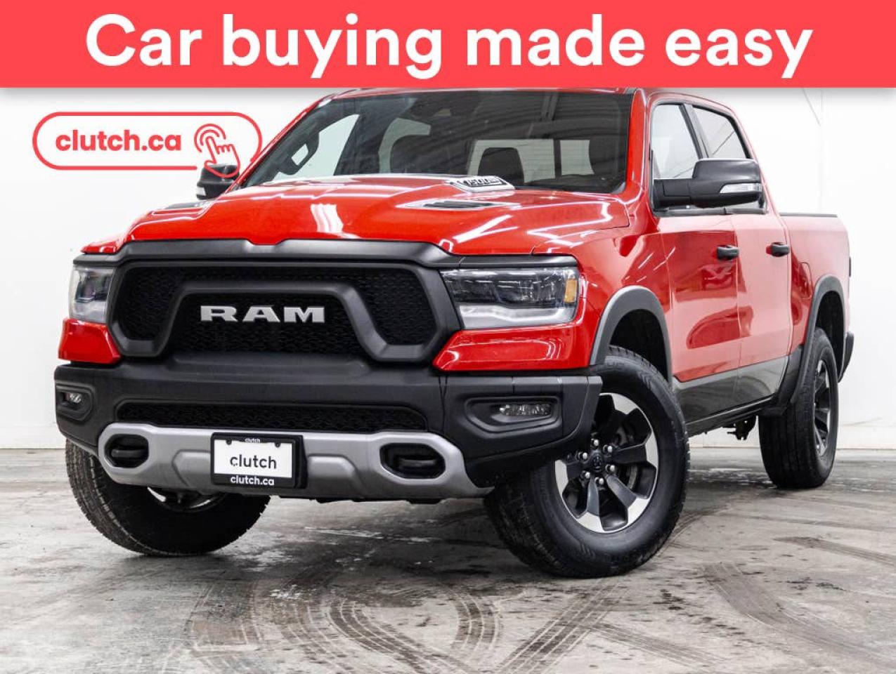 Used 2022 RAM 1500 Rebel Crew Cab 4X4 w/ Apple CarPlay & Android Auto, Nav, Heated Steering Wheel for sale in Toronto, ON