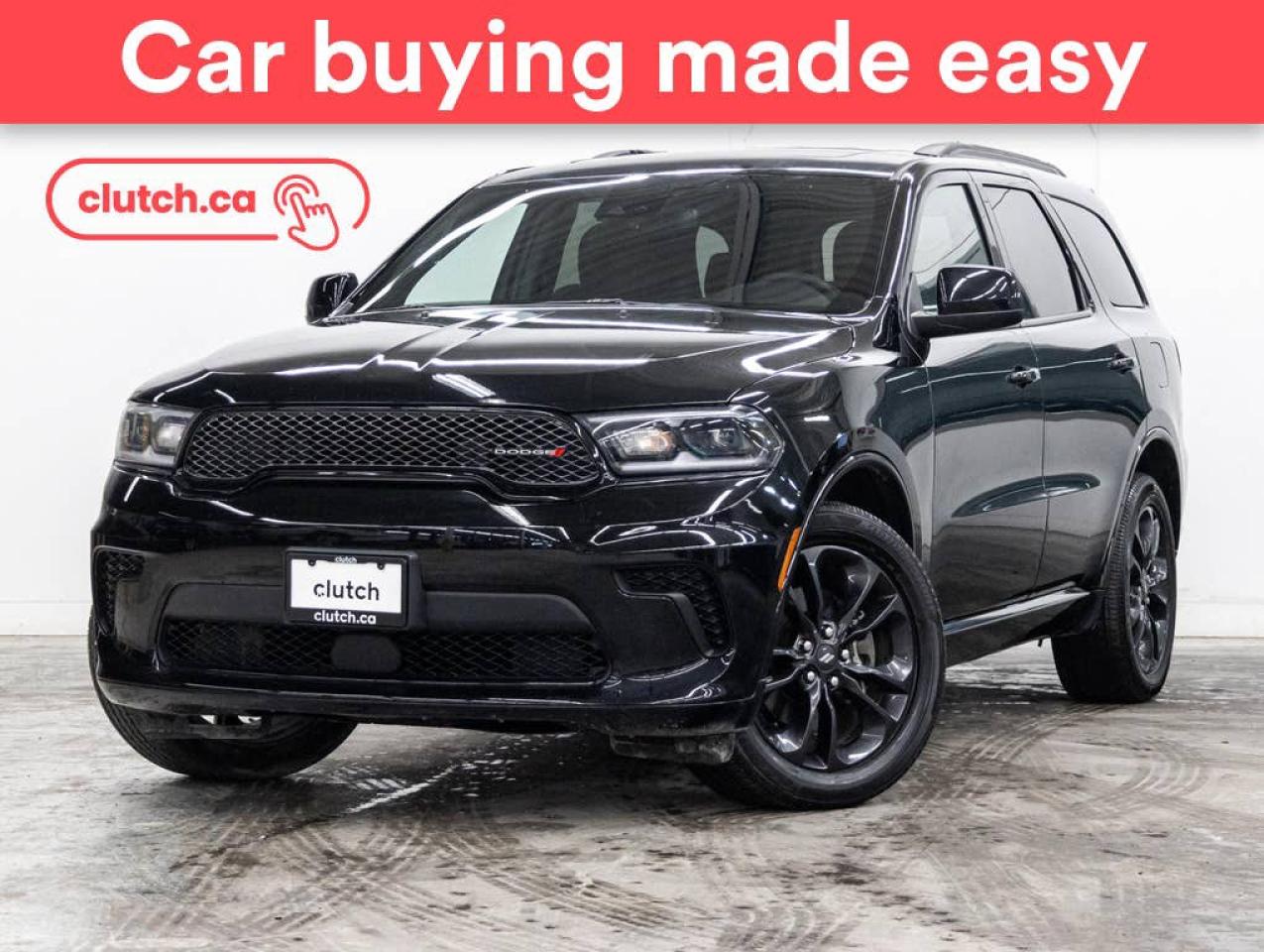 Used 2023 Dodge Durango SXT AWD w/ Apple CarPlay & Android Auto, Power Moonroof, Heated Steering Wheel for sale in Toronto, ON