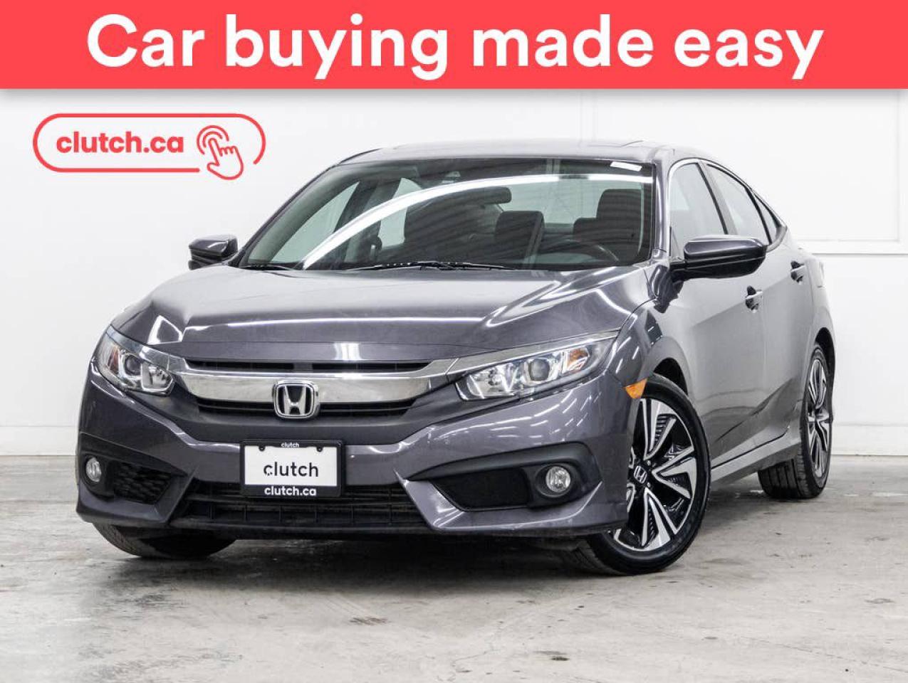 Used 2018 Honda Civic EX-T w/ Apple CarPlay & Android Auto, Power Moonroof, Rearview Cam for sale in Toronto, ON