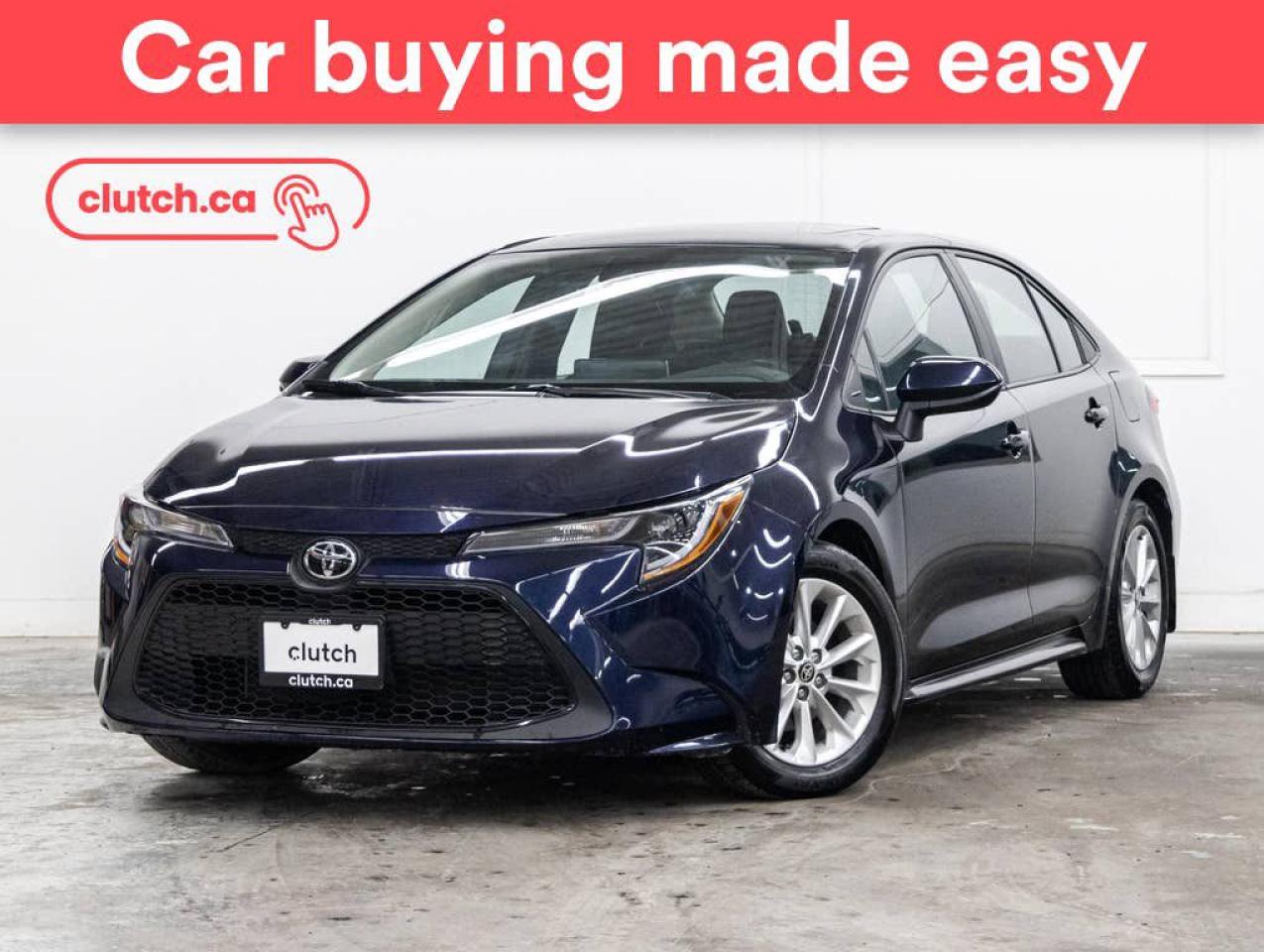 Used 2021 Toyota Corolla LE w/ Upgrade Pkg w/ Apple CarPlay & Android Auto, Power Moonroof, Wireless Charging for sale in Toronto, ON