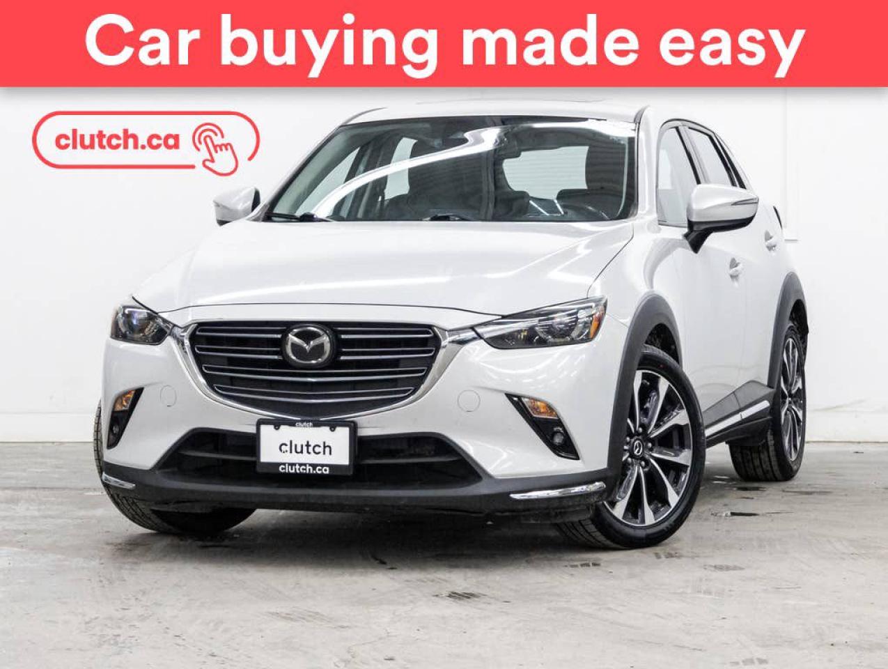 Used 2019 Mazda CX-3 GT AWD w/ Apple CarPlay & Android Auto, Power Moonroof, Nav for sale in Toronto, ON
