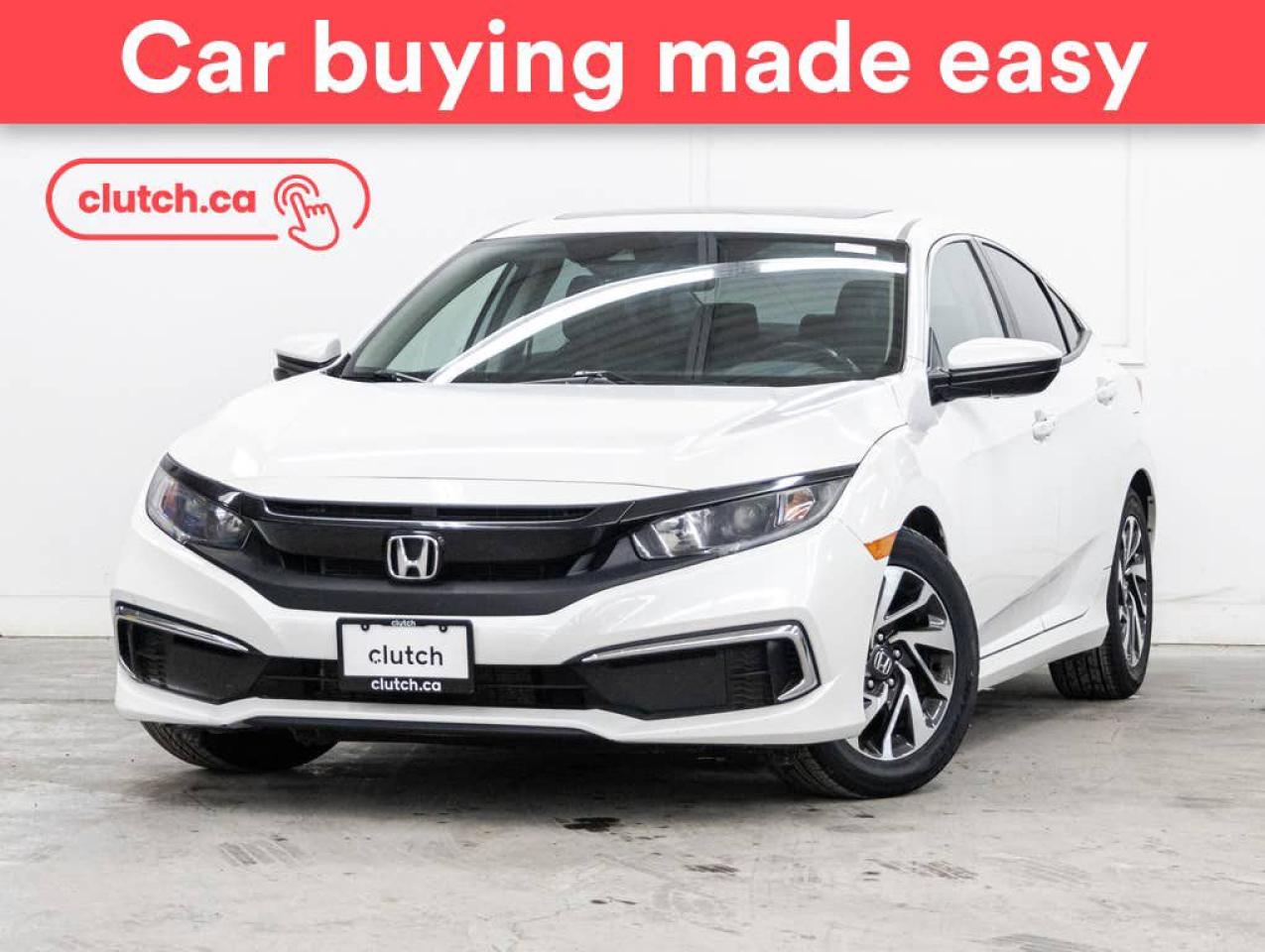 Used 2020 Honda Civic EX w/ Apple CarPlay & Android Auto, Power Moonroof, Heated Front Seats for sale in Toronto, ON