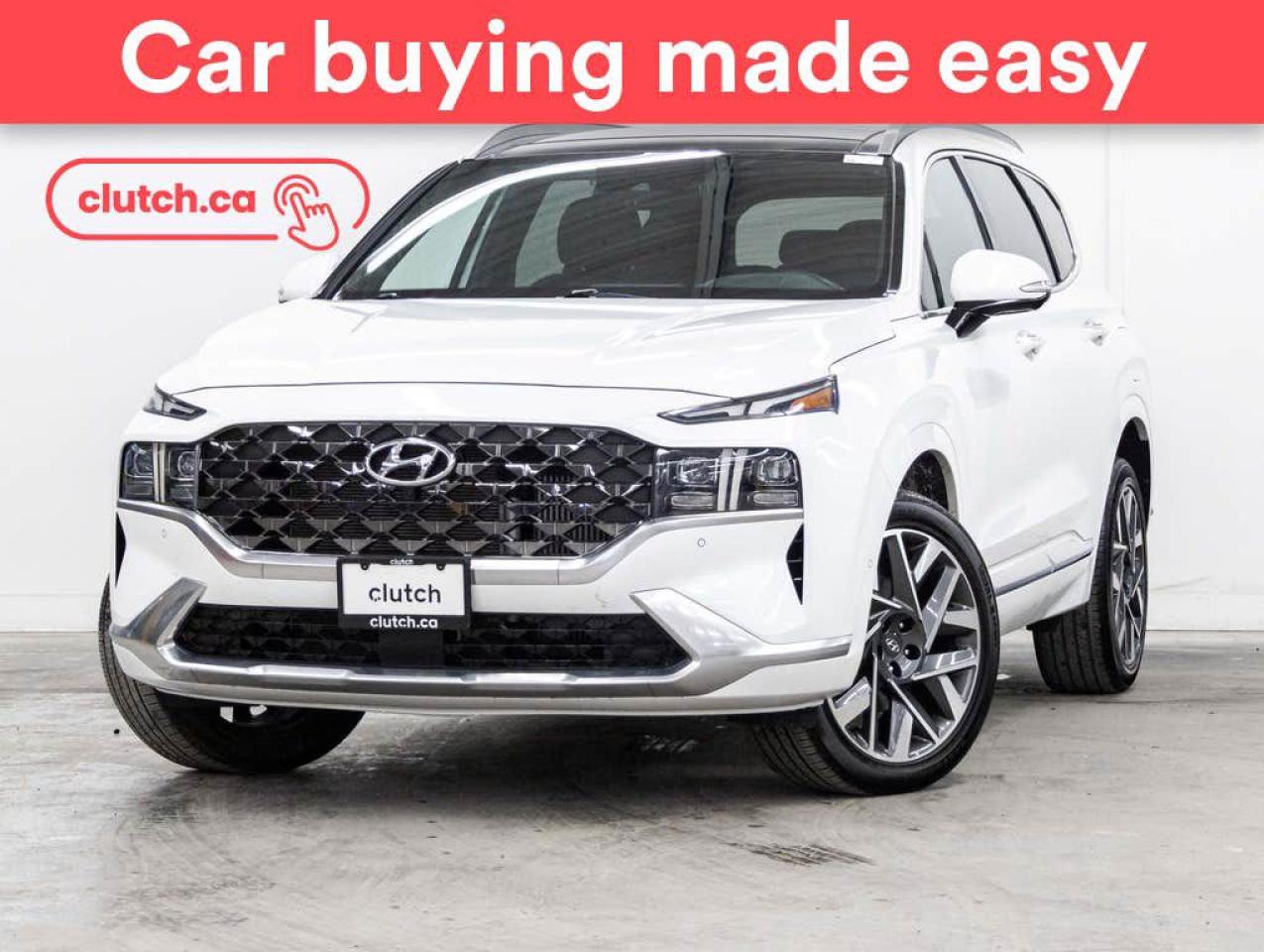 Used 2022 Hyundai Santa Fe Ultimate Calligraphy AWD w/ Apple CarPlay & Android Auto, Panoramic Moonroof, 360 Cam for sale in Toronto, ON