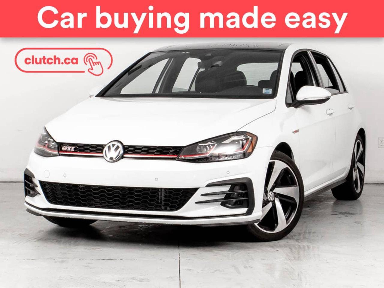 Used 2019 Volkswagen Golf GTI 5-Door w/ Sunroof, Rear View Cam, Apple CarPlay for sale in Bedford, NS