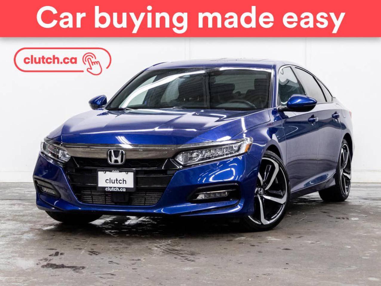 Used 2018 Honda Accord Sport 2.0 w/ Apple CarPlay & Android Auto, Power Moonroof, Rearview Cam for sale in Toronto, ON