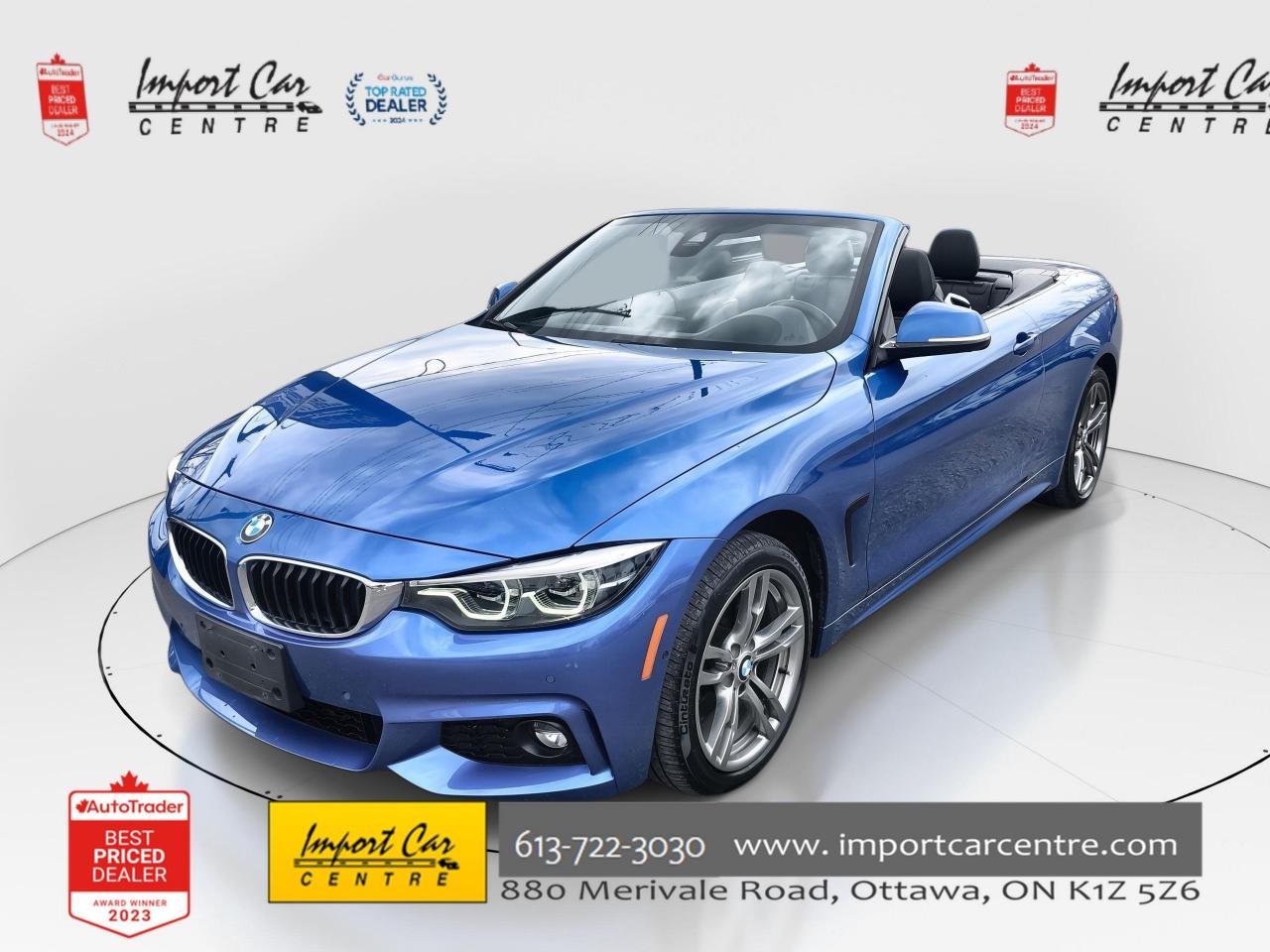 Used 2018 BMW 4 Series i xDrive HARDTOP, M SPORT, HUDS, LEATHER, NAVI, HA for sale in Ottawa, ON