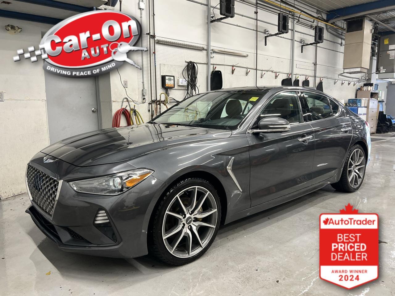 Used 2019 Genesis G70 PRESTIGE AWD | 252HP 2L TURBO | LEATHER | SUNROOF for sale in Ottawa, ON