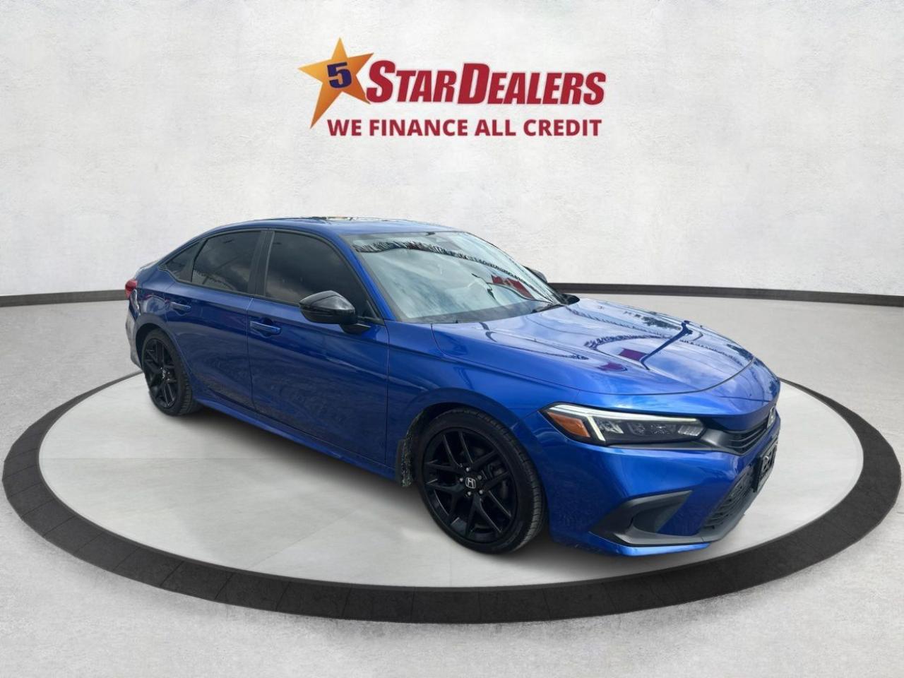 Used 2022 Honda Civic Sedan Sport LEATHER HEATED SEATS SUNROOF WE FINANCE ALL! for sale in London, ON