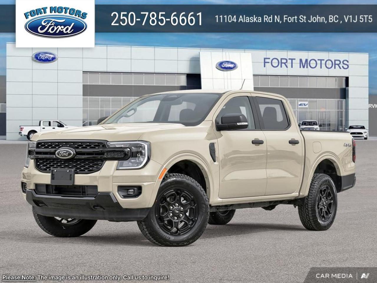 New 2025 Ford Ranger XLT for sale in Fort St John, BC
