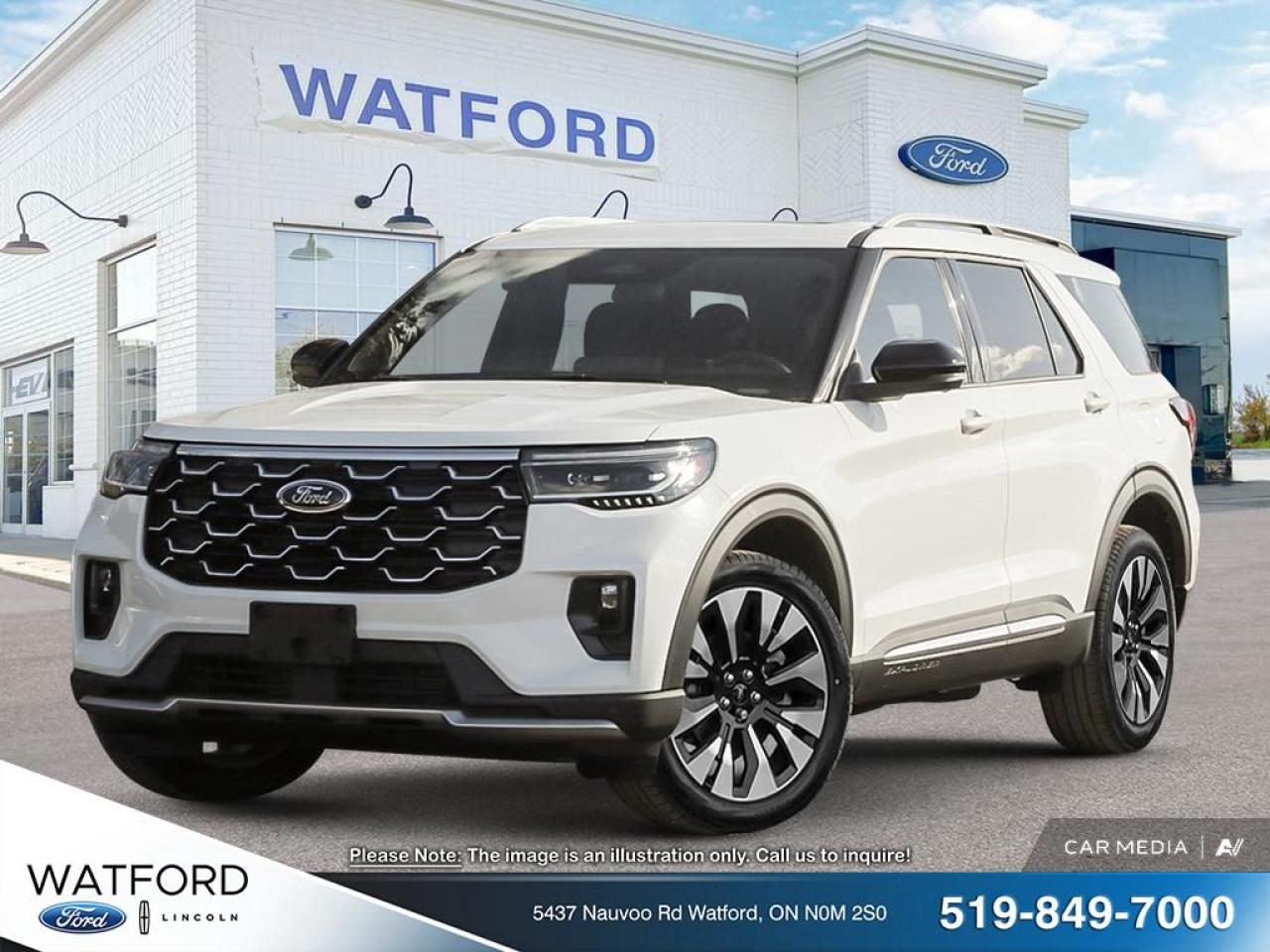 New 2025 Ford Explorer Platinum for sale in Watford, ON